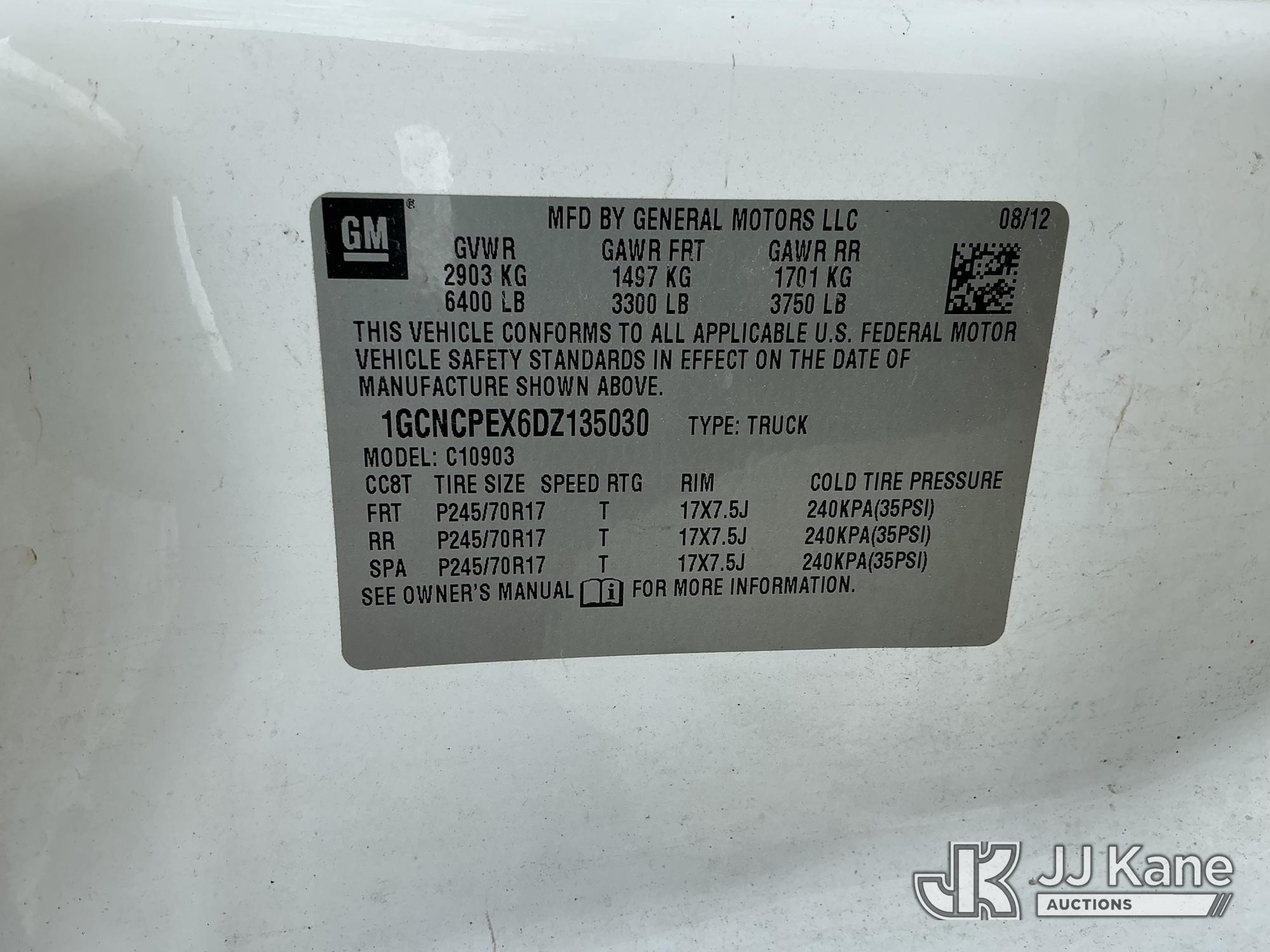 2013 Chevrolet SILVERADO 1500 2WD