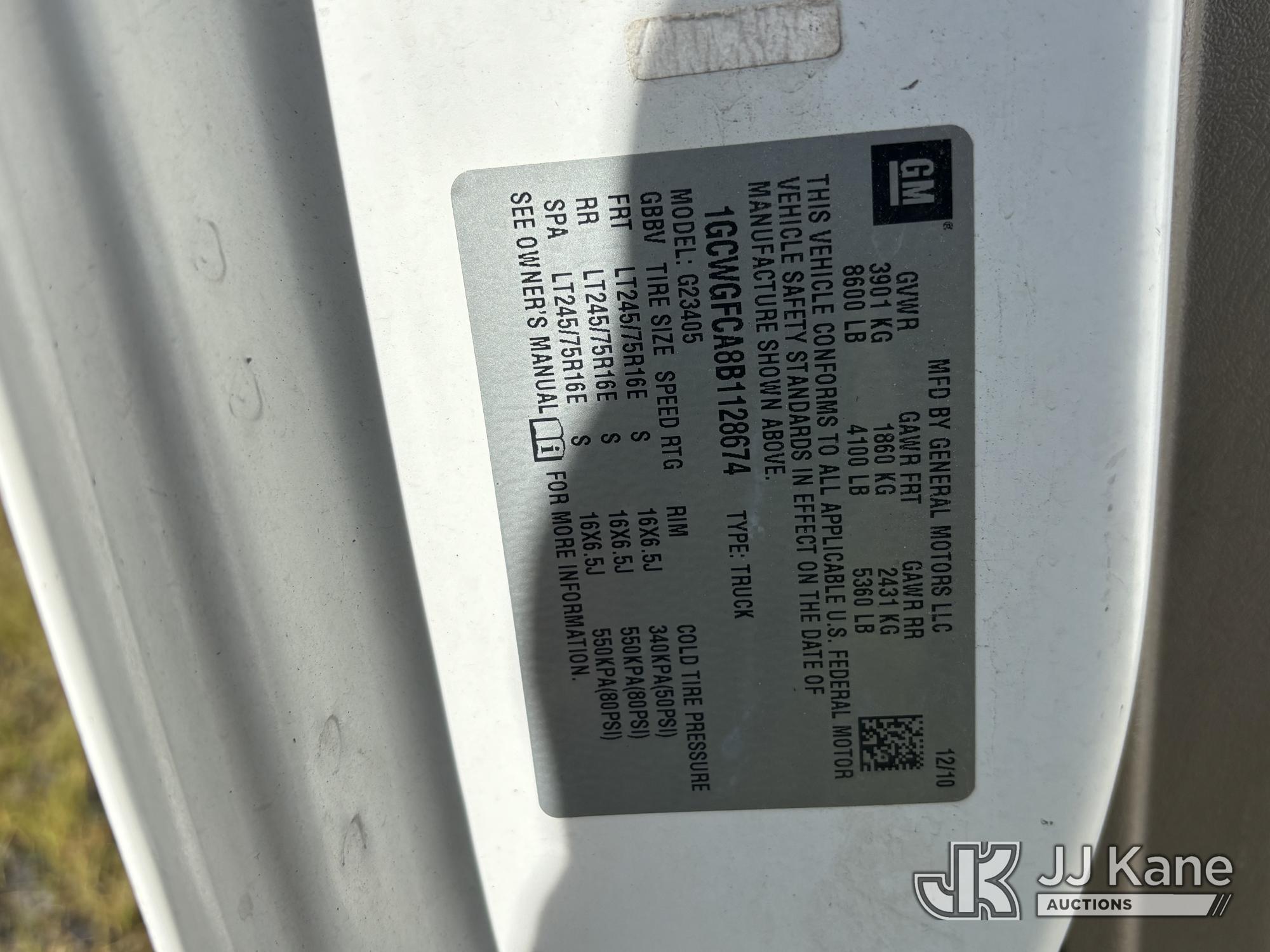 2011 Chevrolet EXPRESS 2500