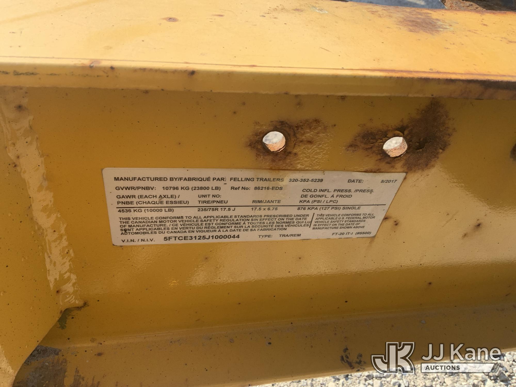 2018 Felling Trailers, Inc. FT-20