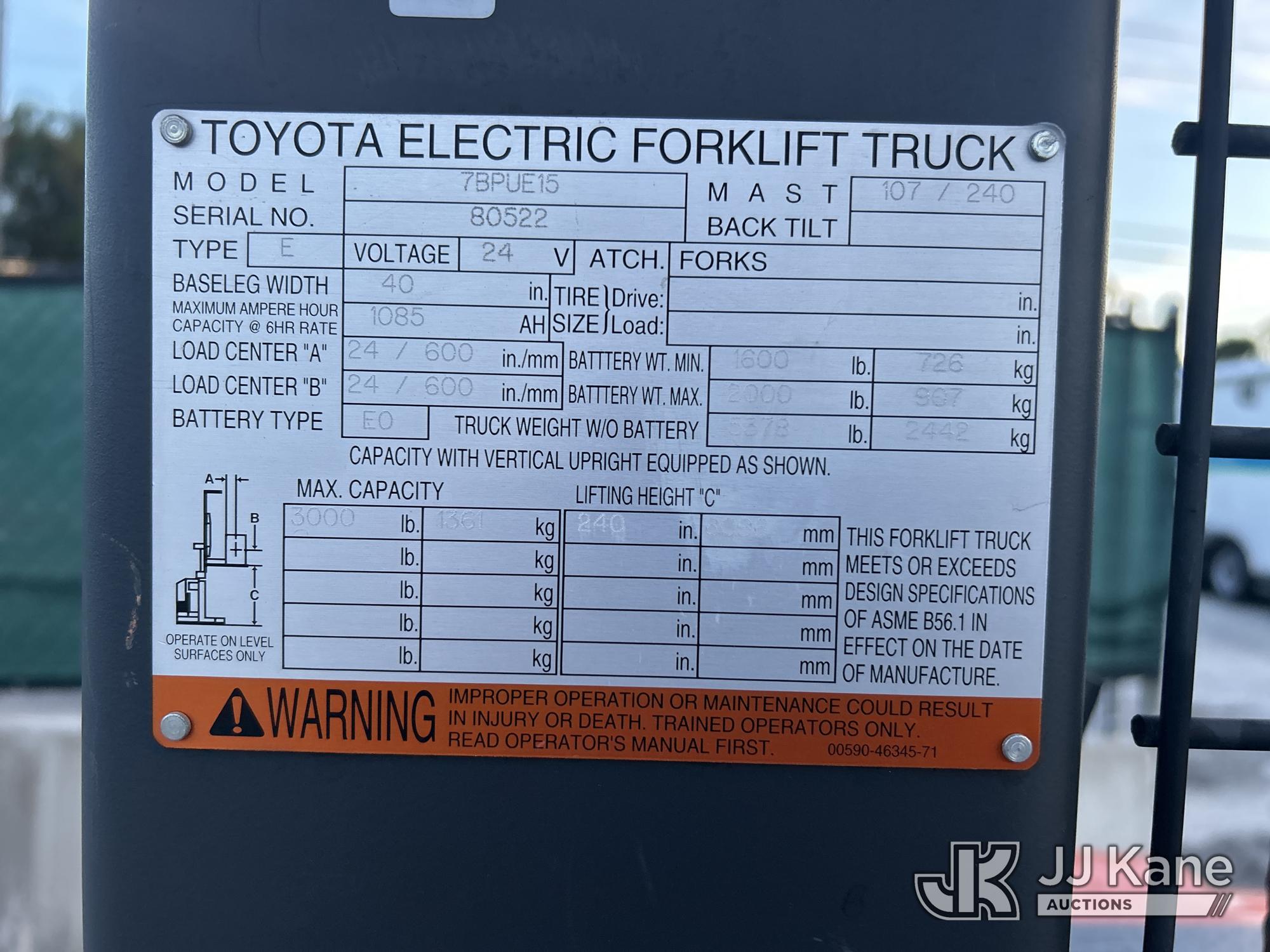 2016 Toyota 7BPUE15