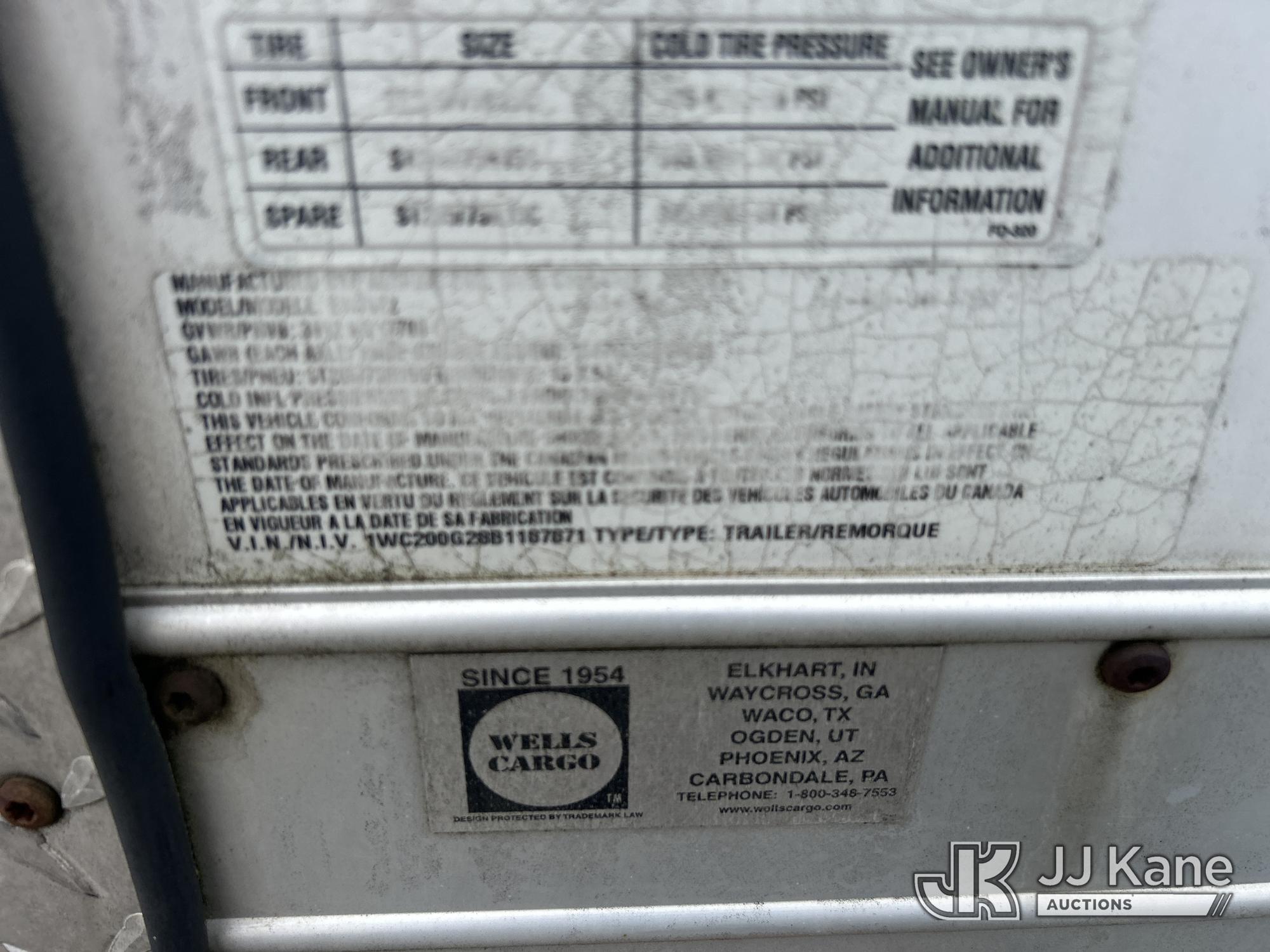2011 Wells Cargo EW1622