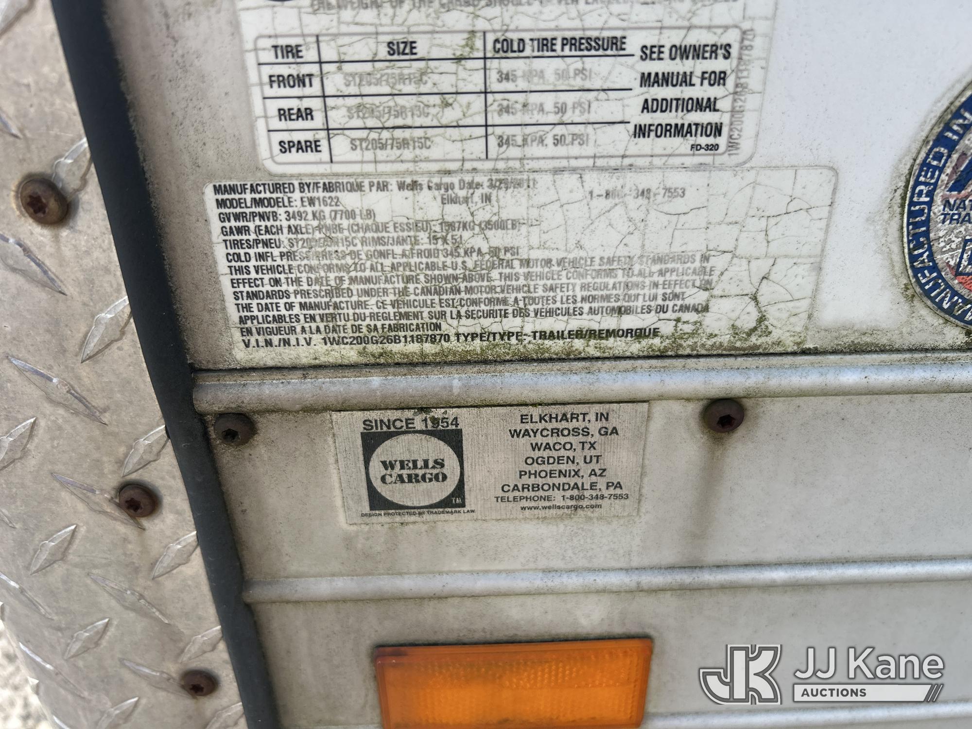 2011 Wells Cargo EW1622