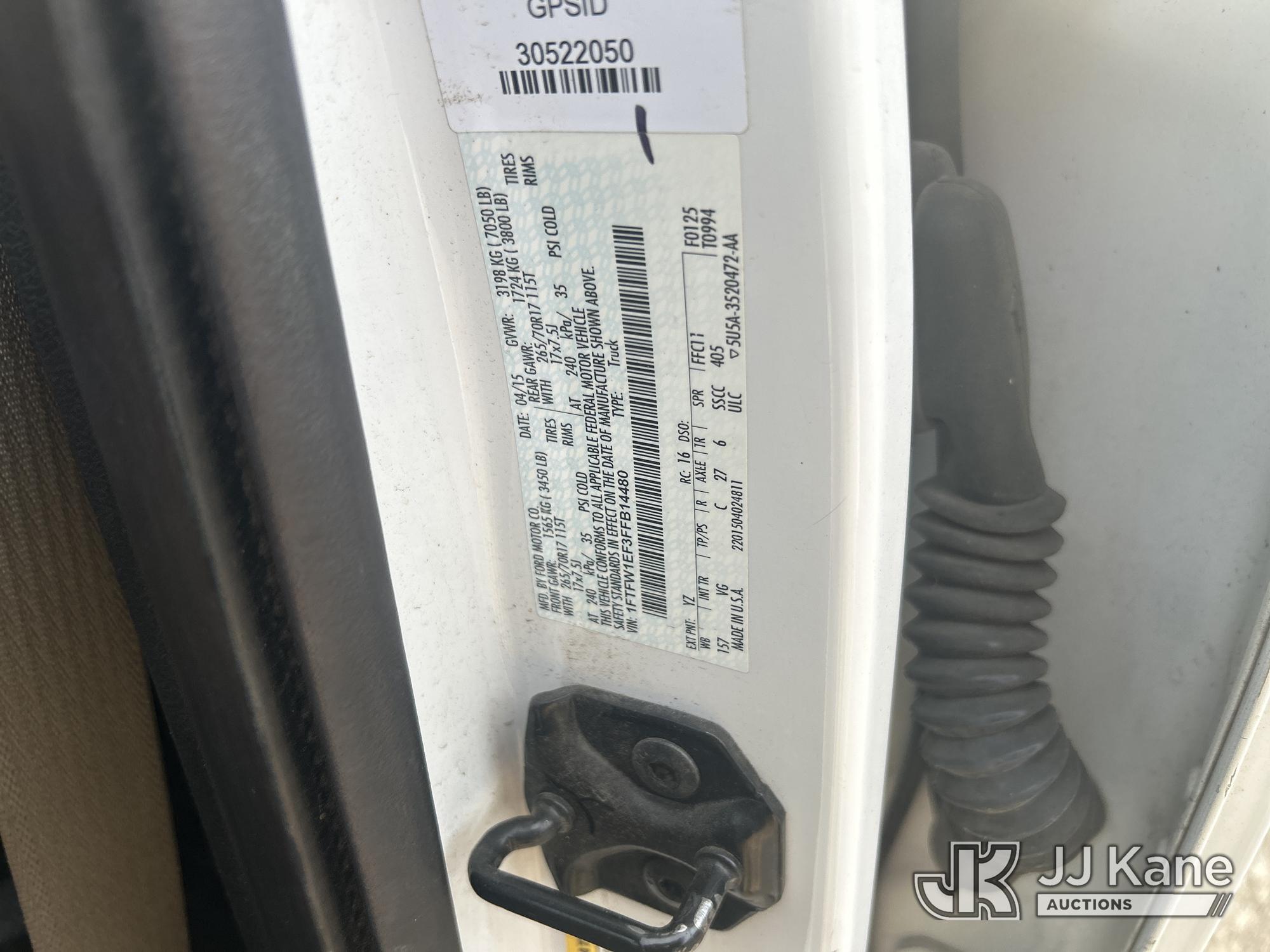 2015 Ford F150 4X4