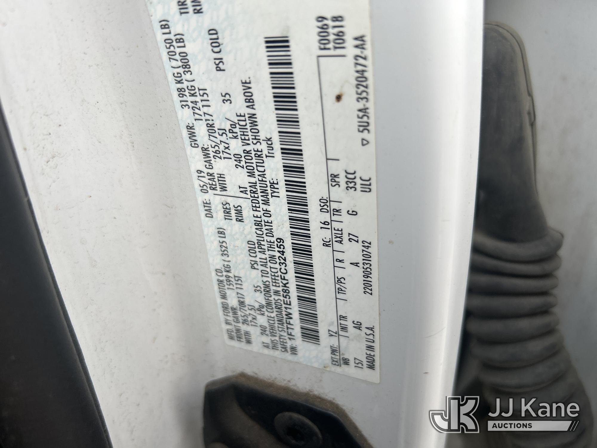 2019 Ford F150 4X4