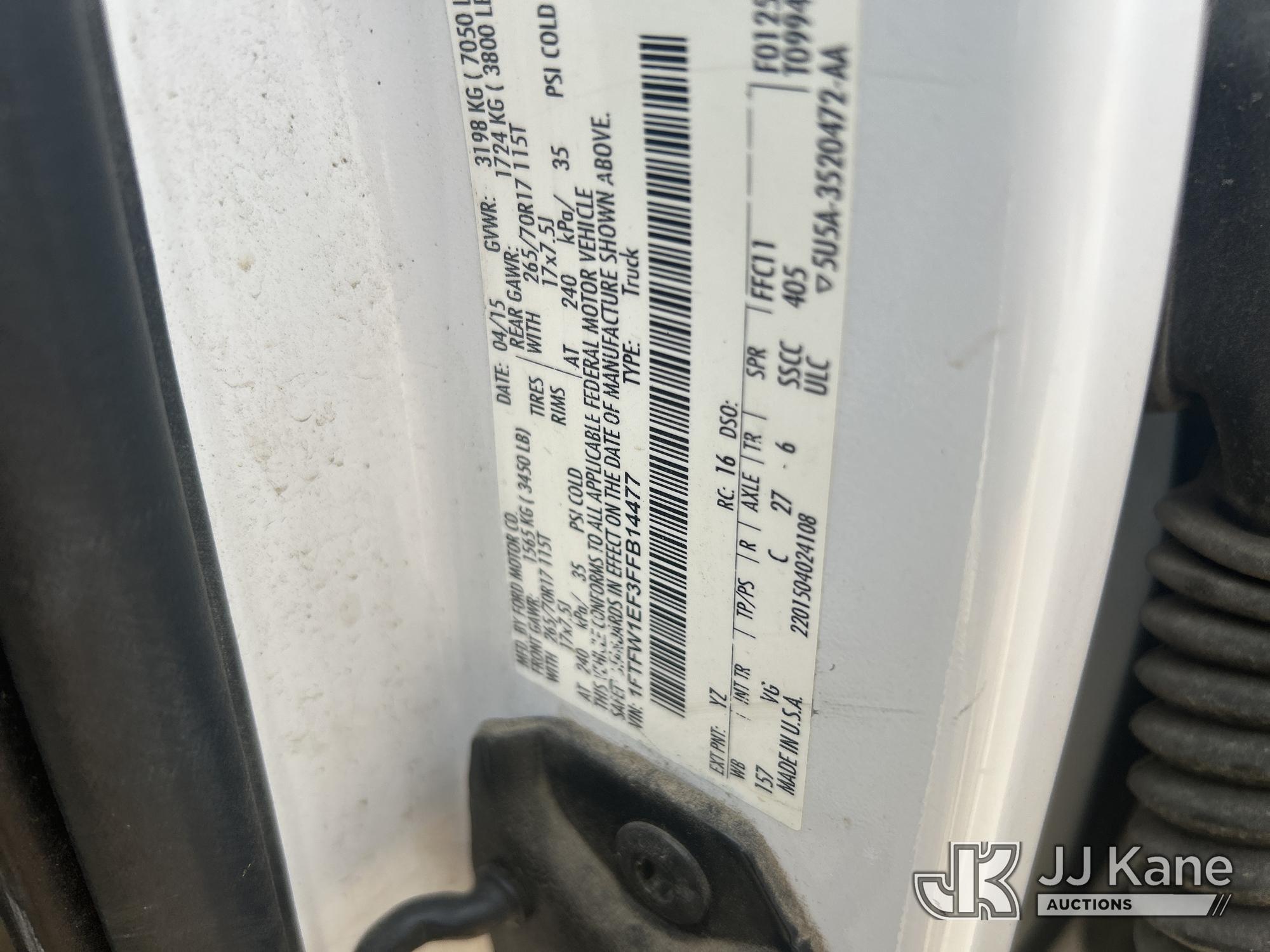2015 Ford F150 4X4