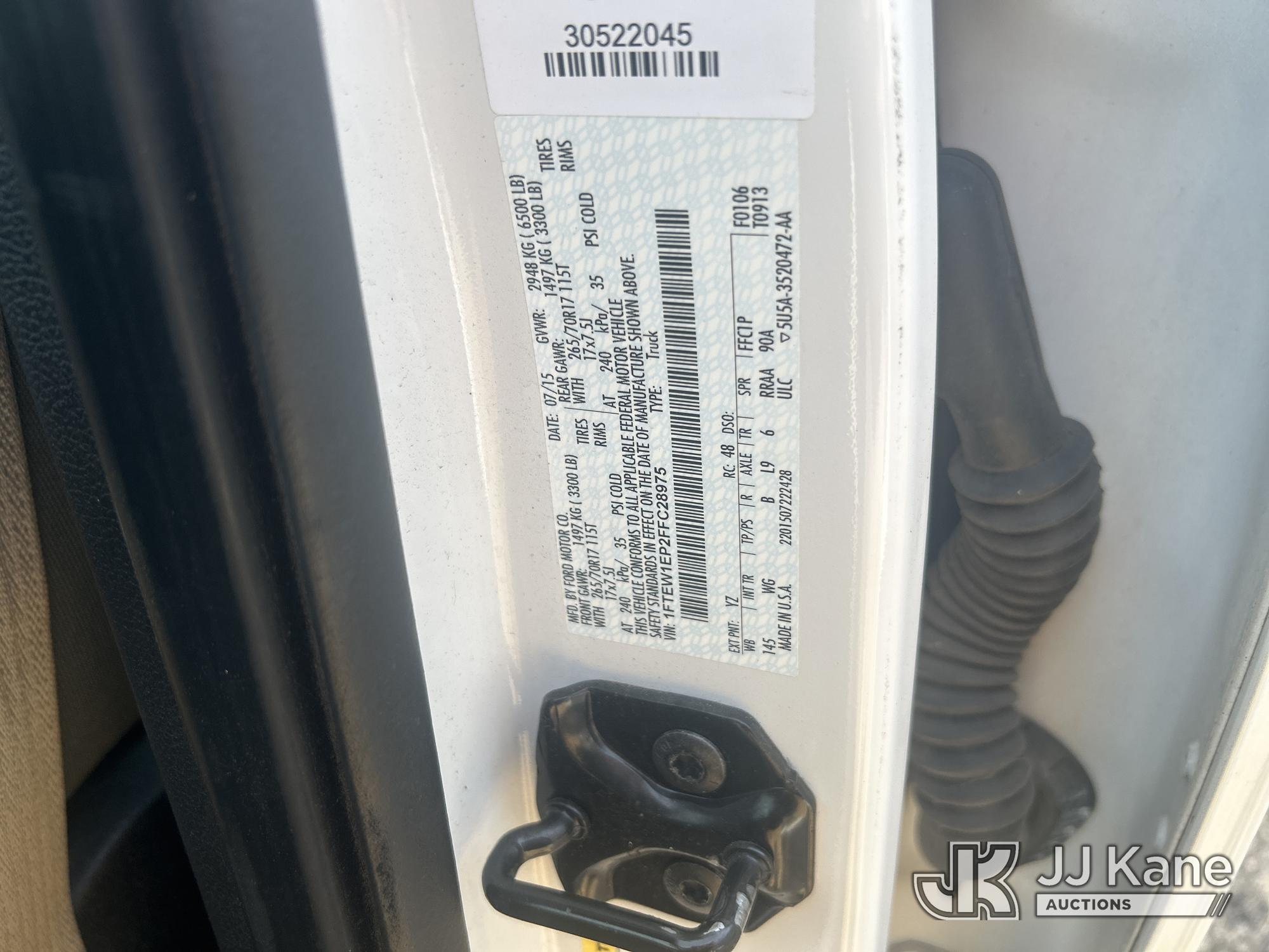 2015 Ford F150 4X4