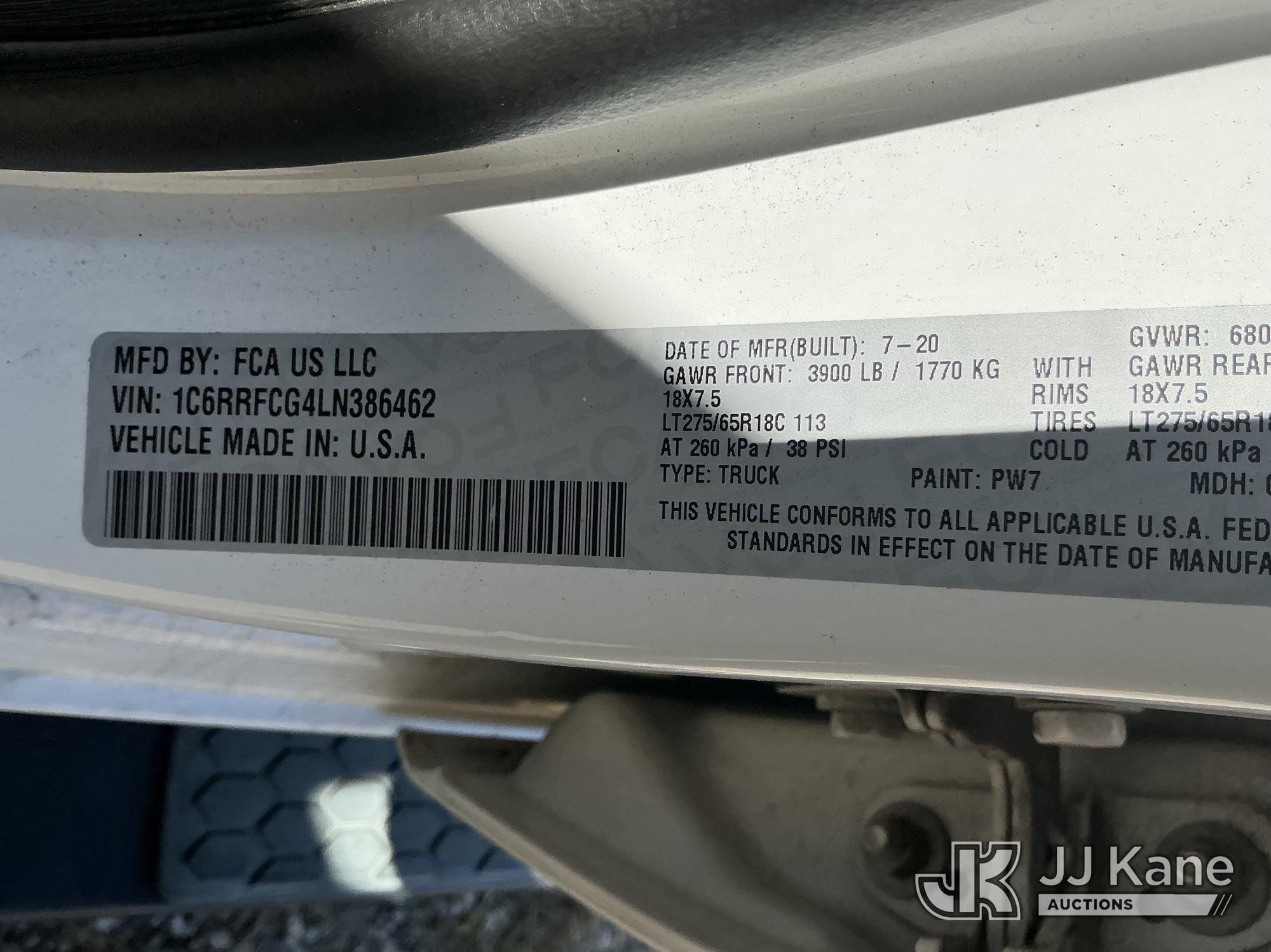 2020 Ram 1500 4x4