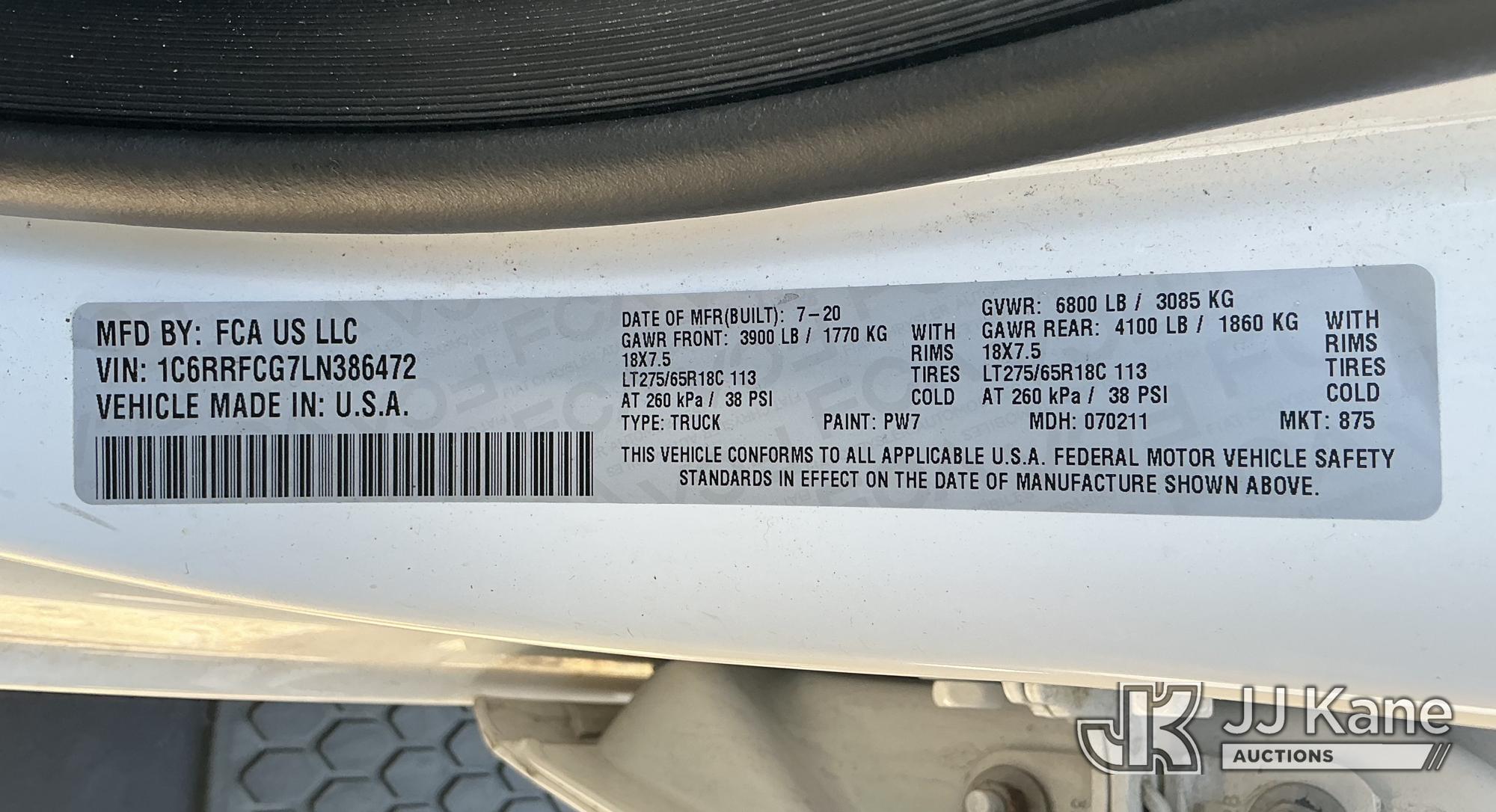2020 Ram 1500 4x4