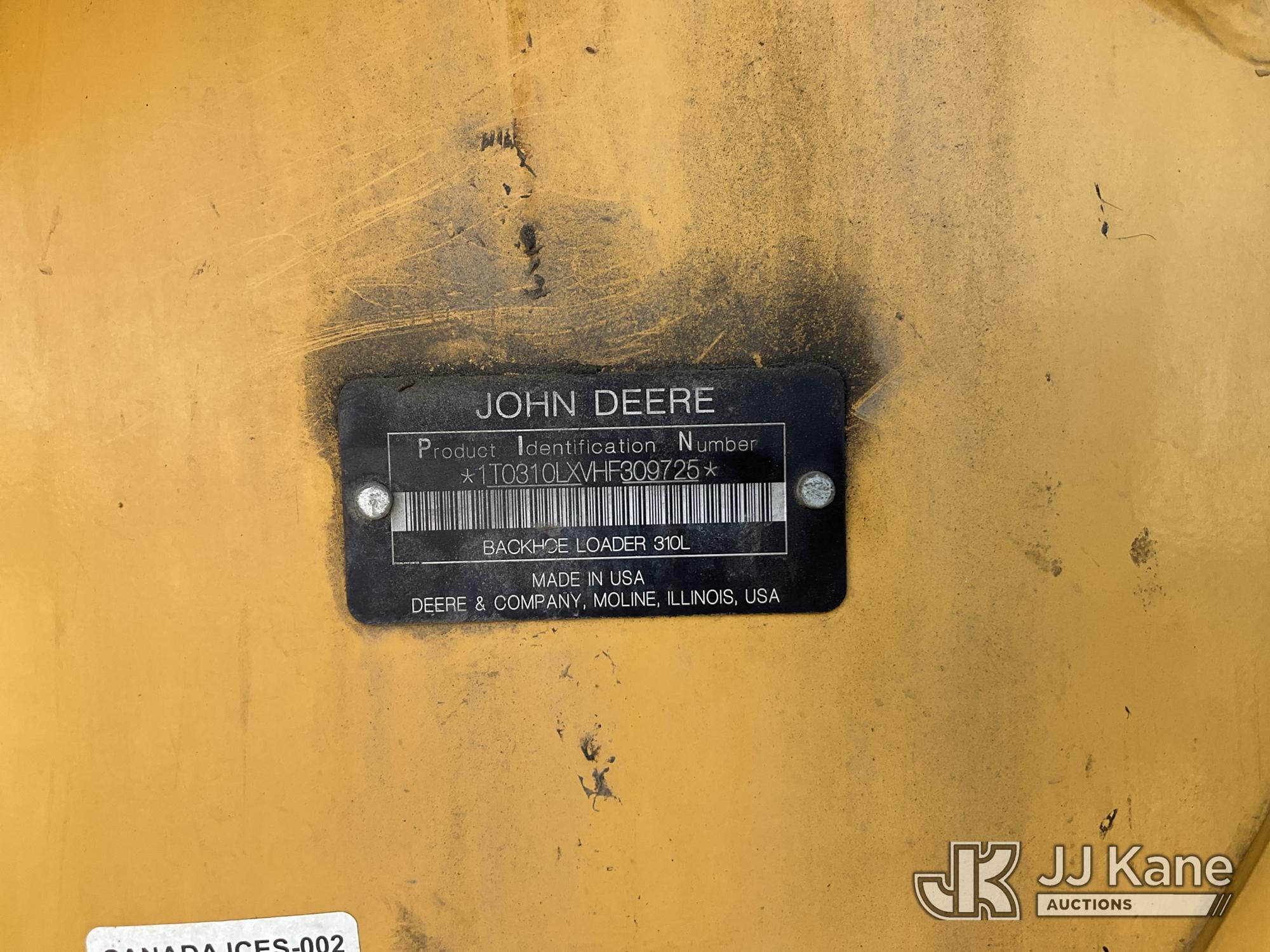 2017 John Deere 310L