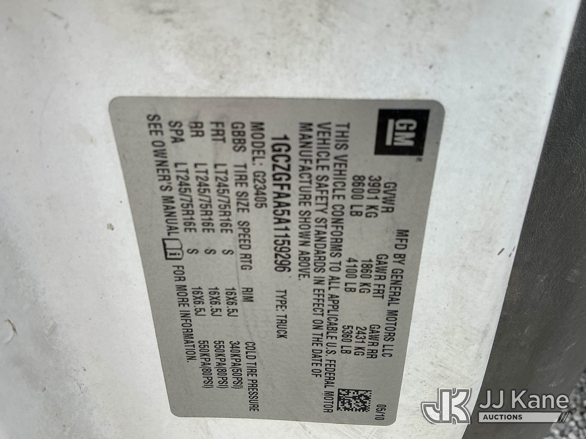 2010 Chevrolet Express G2500
