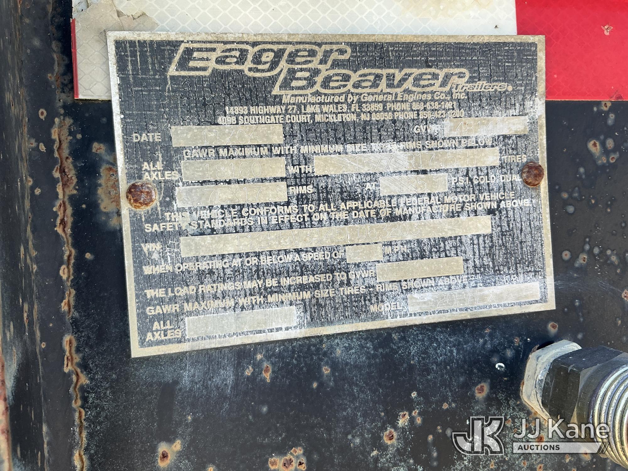 2005 Eager Beaver 20HALX
