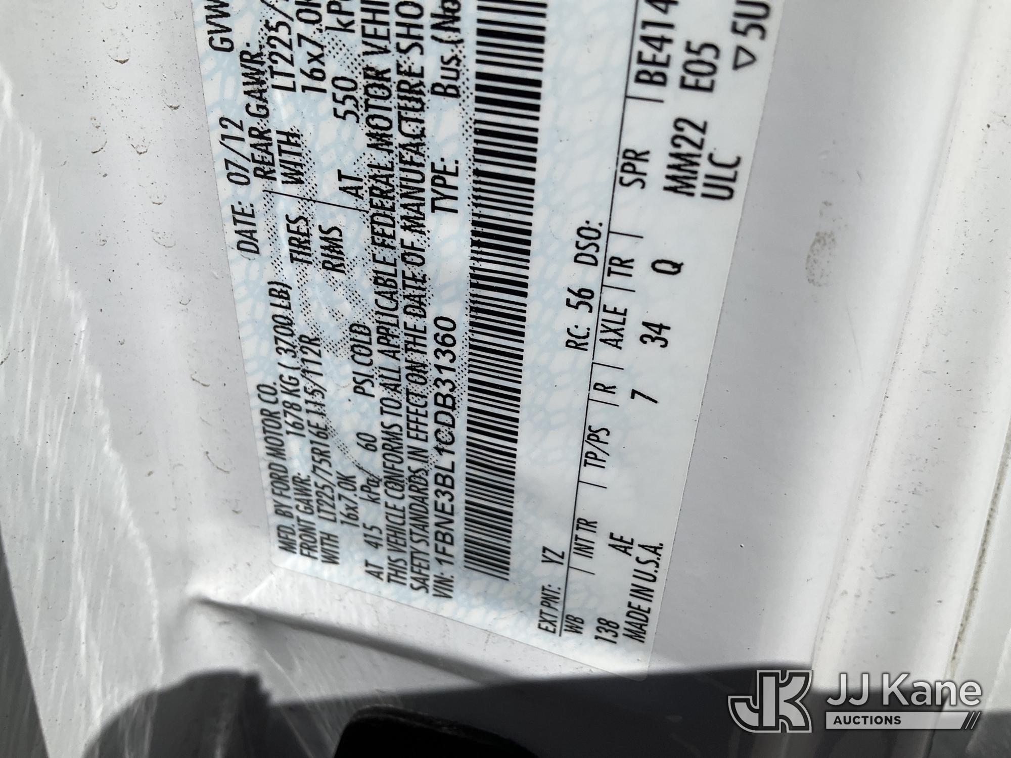 2012 Ford E350