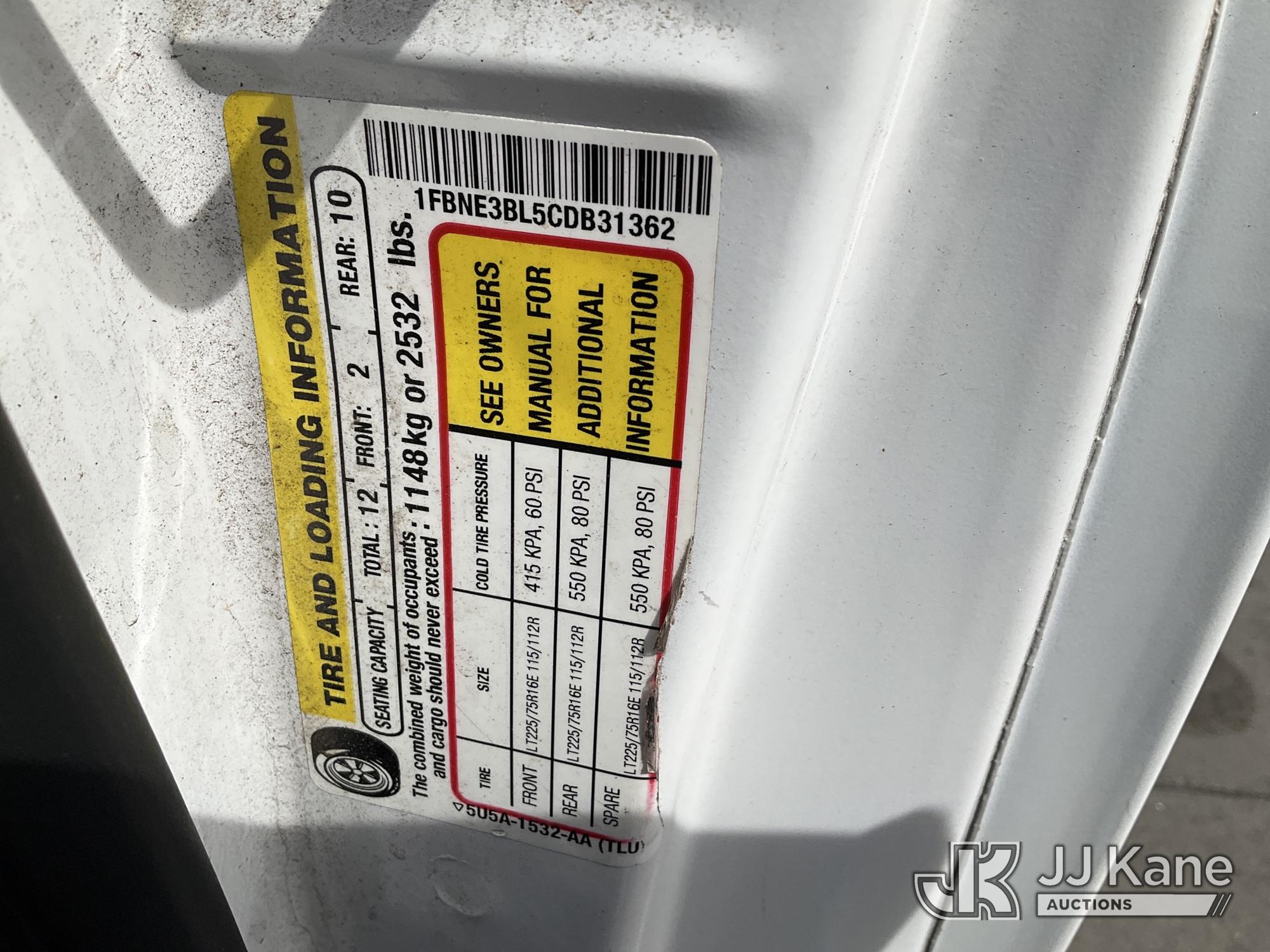 2012 Ford E350
