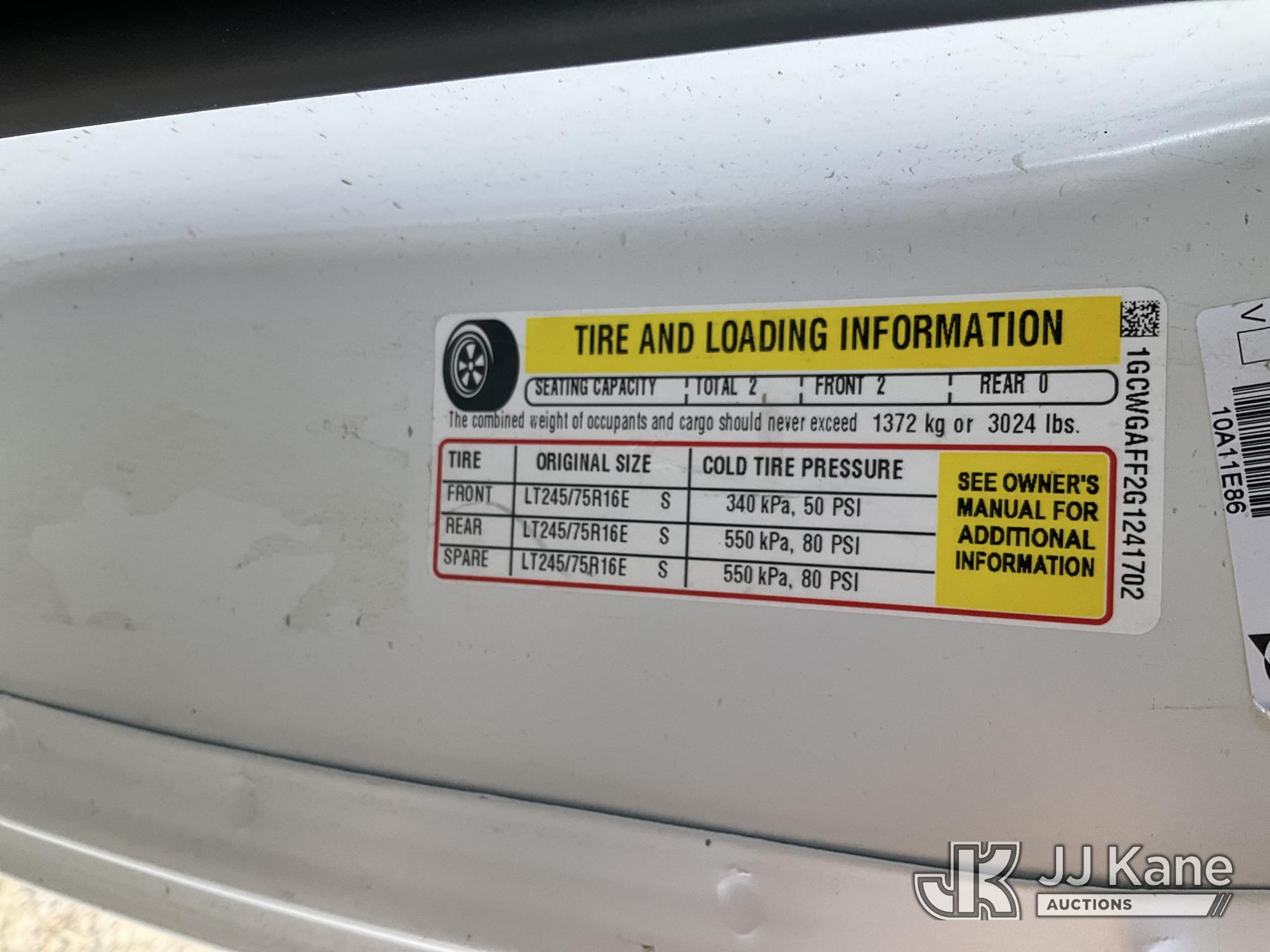 2016 Chevrolet Express G2500