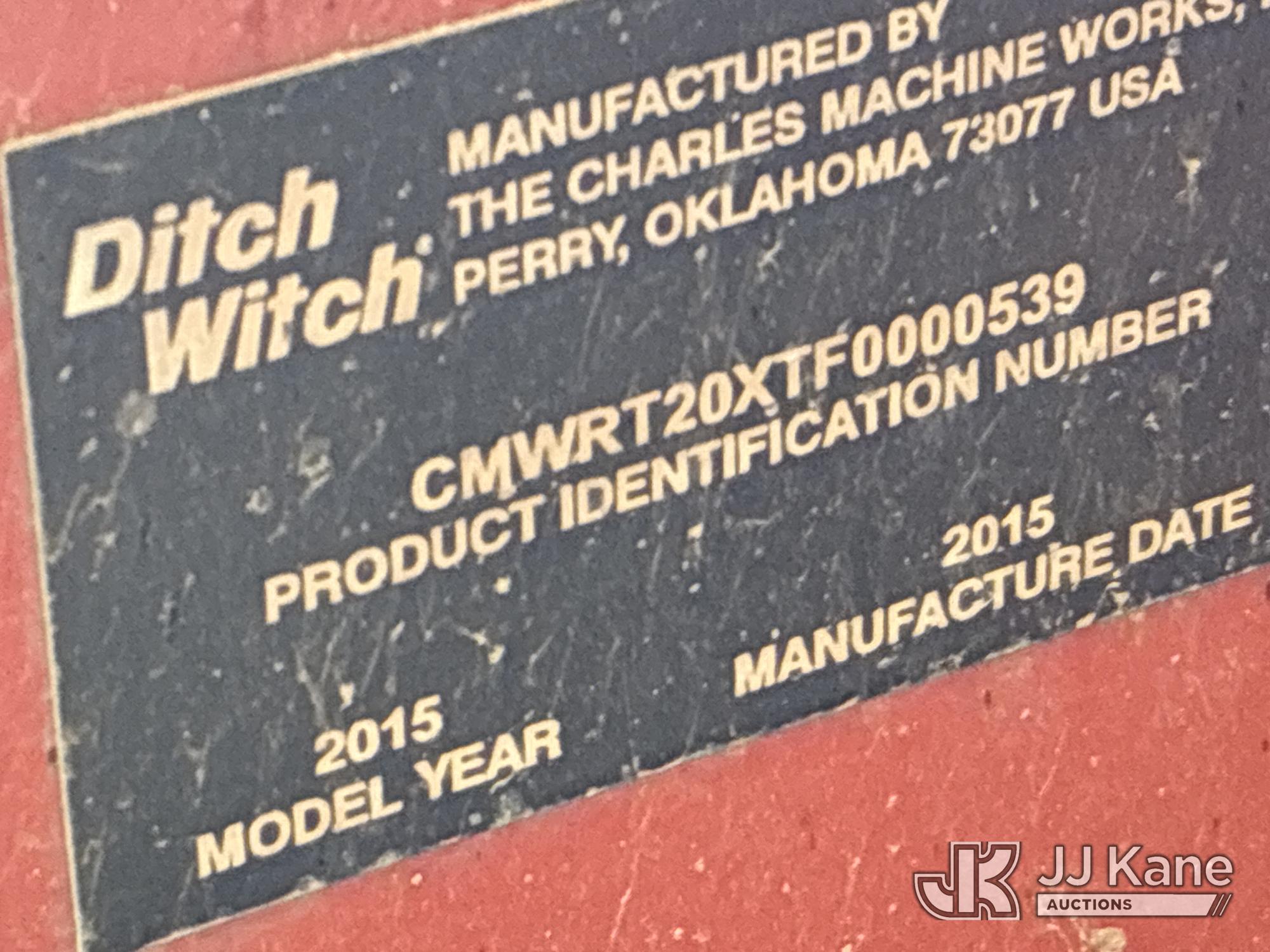 2015 Ditch Witch RT20