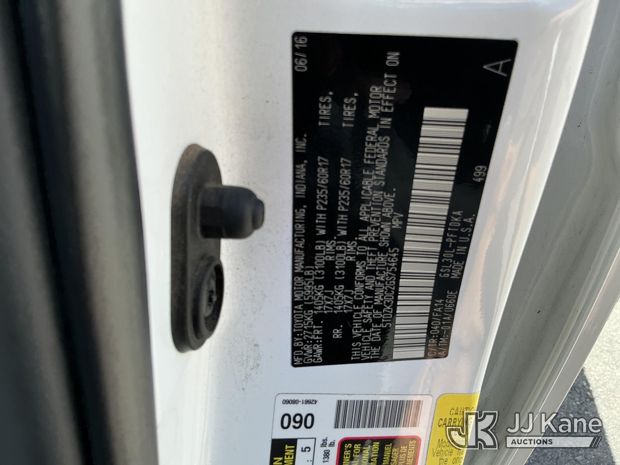 2016 Toyota Sienna