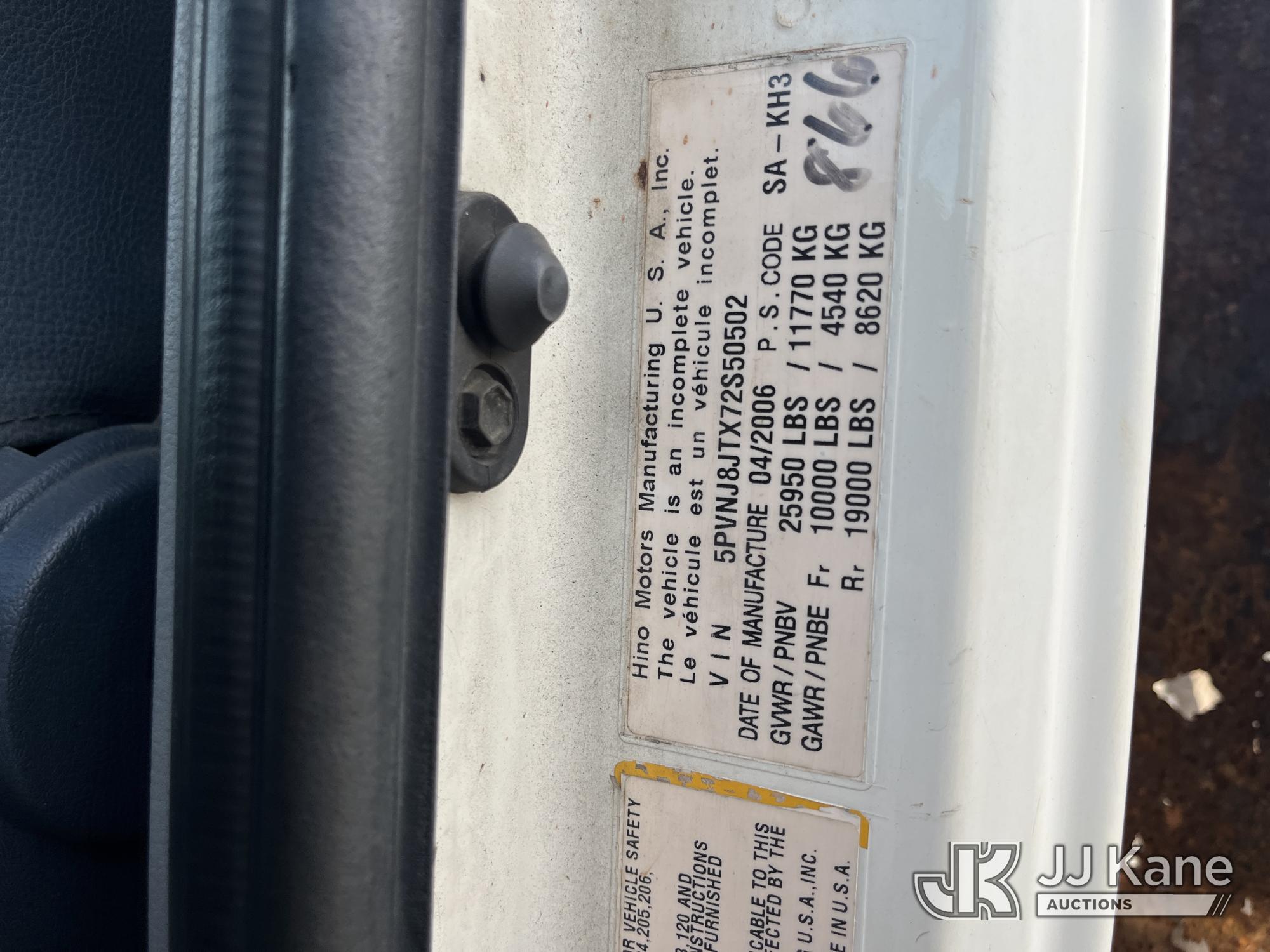 2007 Hino CONVENTIONAL CAB