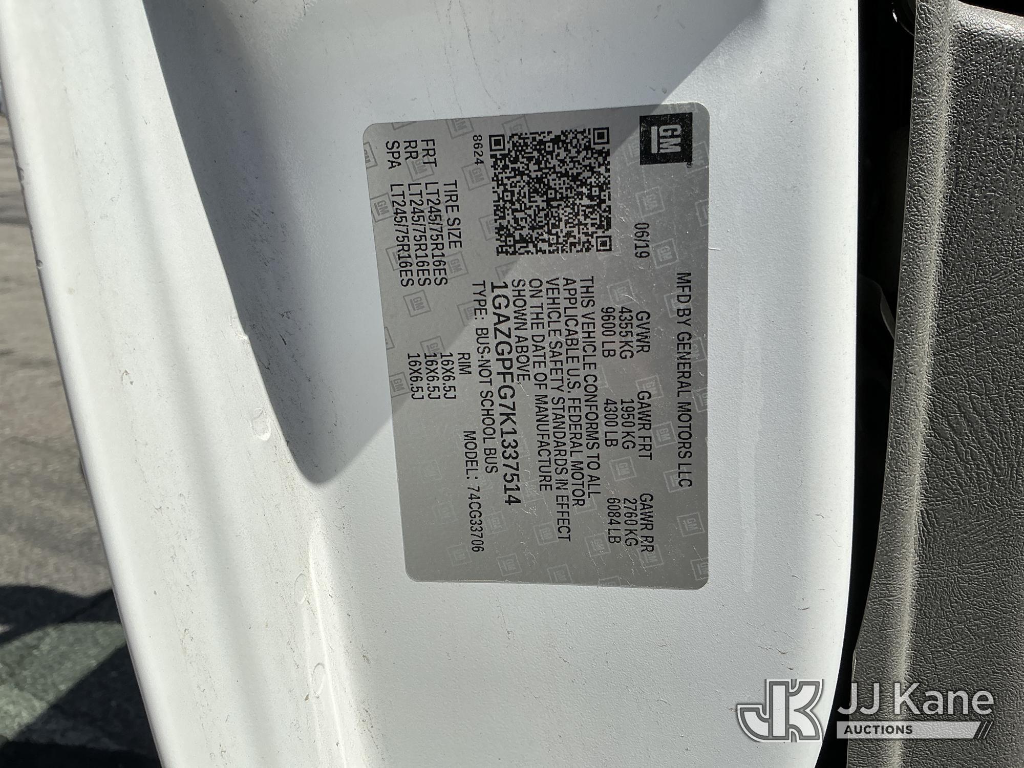 2019 Chevrolet EXPRESS G3500
