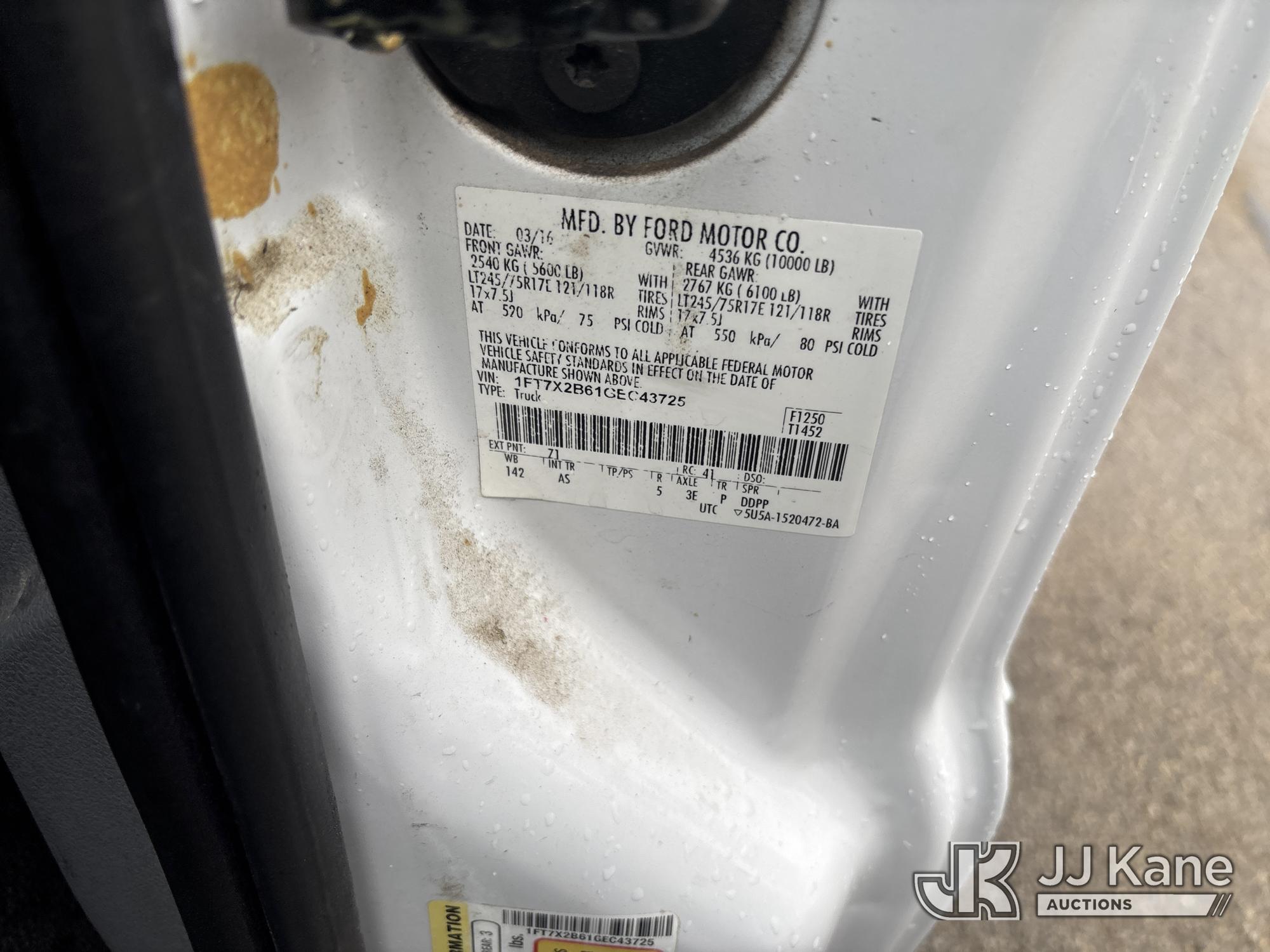 2016 Ford F250 4X4