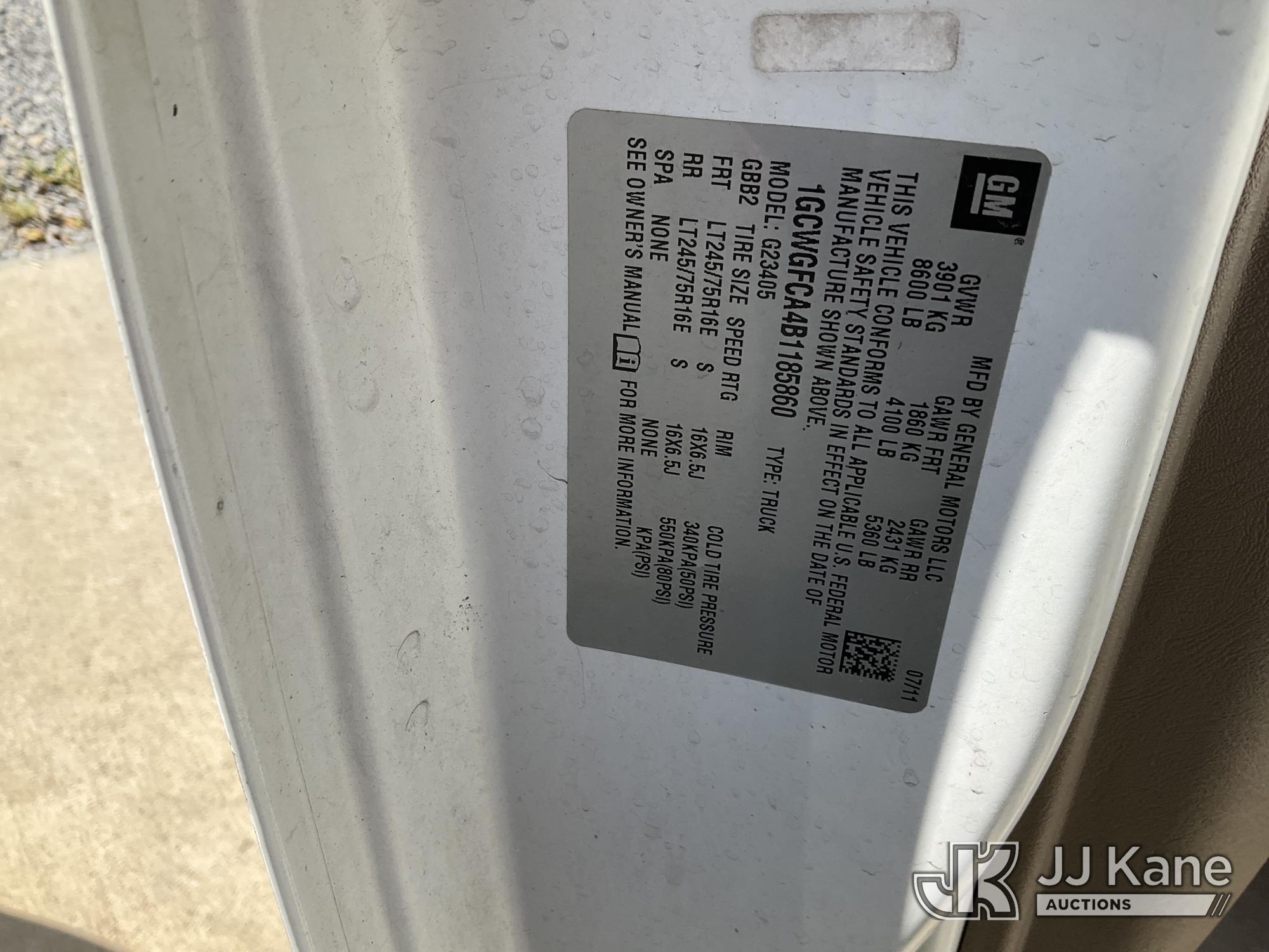 2011 Chevrolet Express G2500