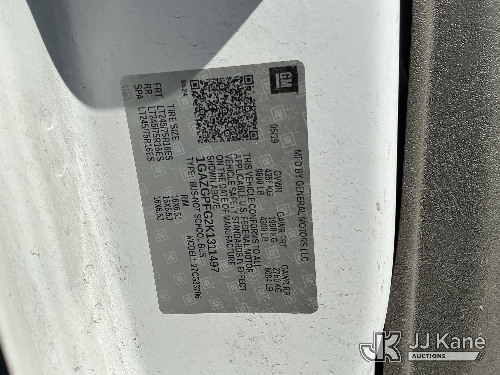 2019 Chevrolet EXPRESS G3500