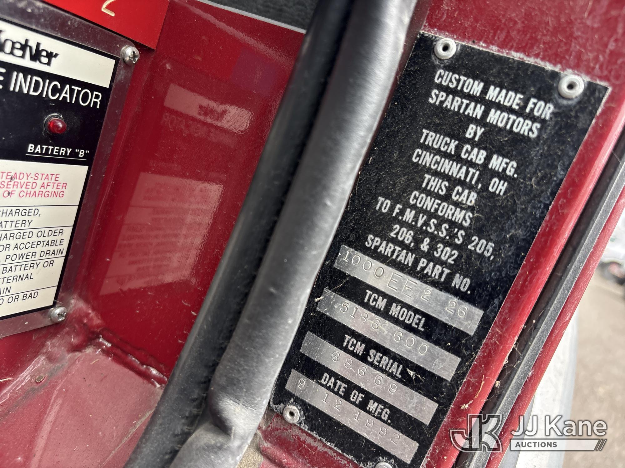 1993 Spartan FIRETRUCK