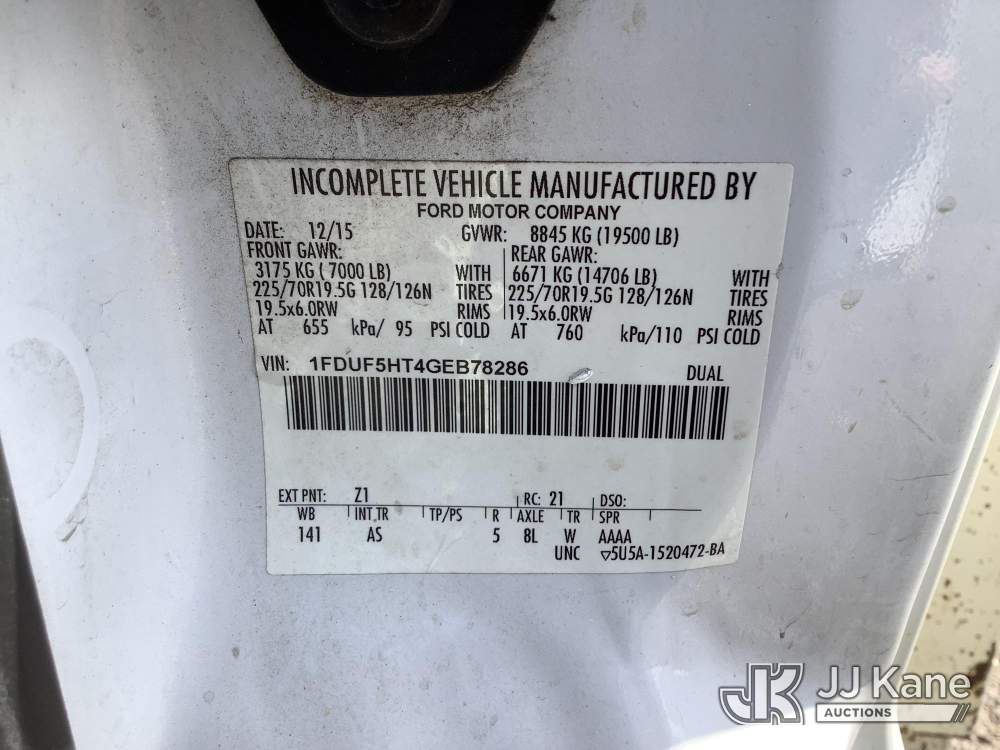 2016 Ford F550 4x4