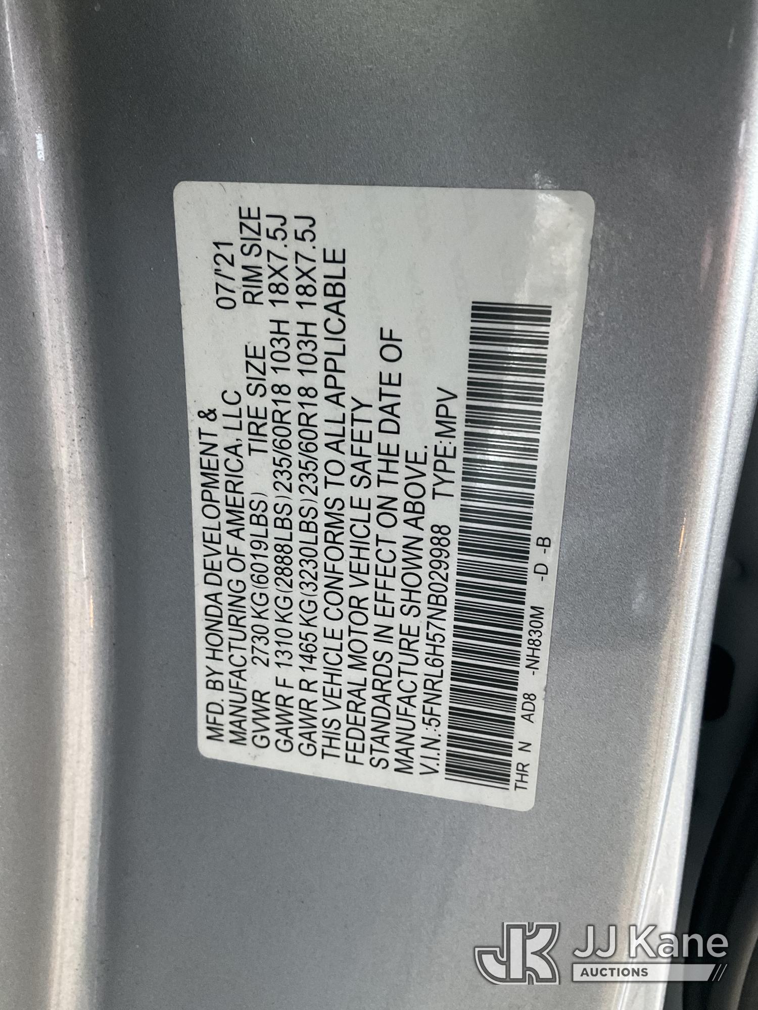 2022 Honda Odyssey