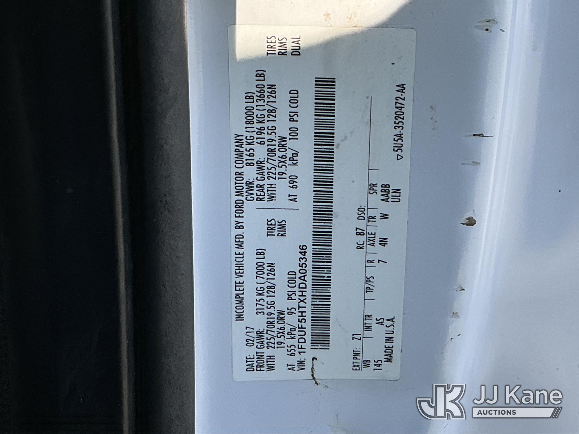 2017 Ford F550 4x4