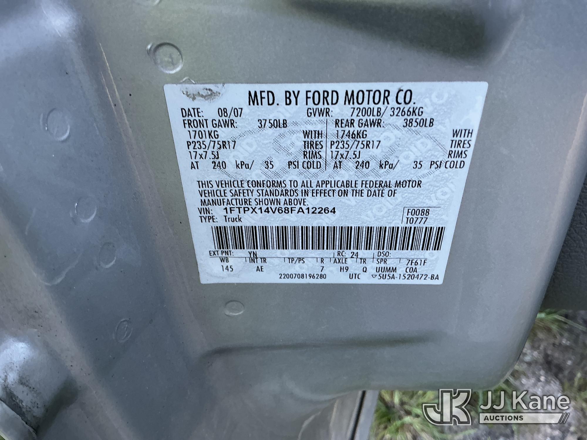 2008 Ford F150 4X4