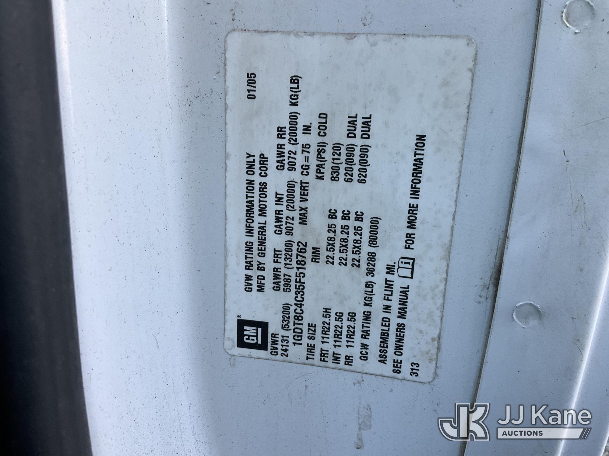 2005 GMC C8500