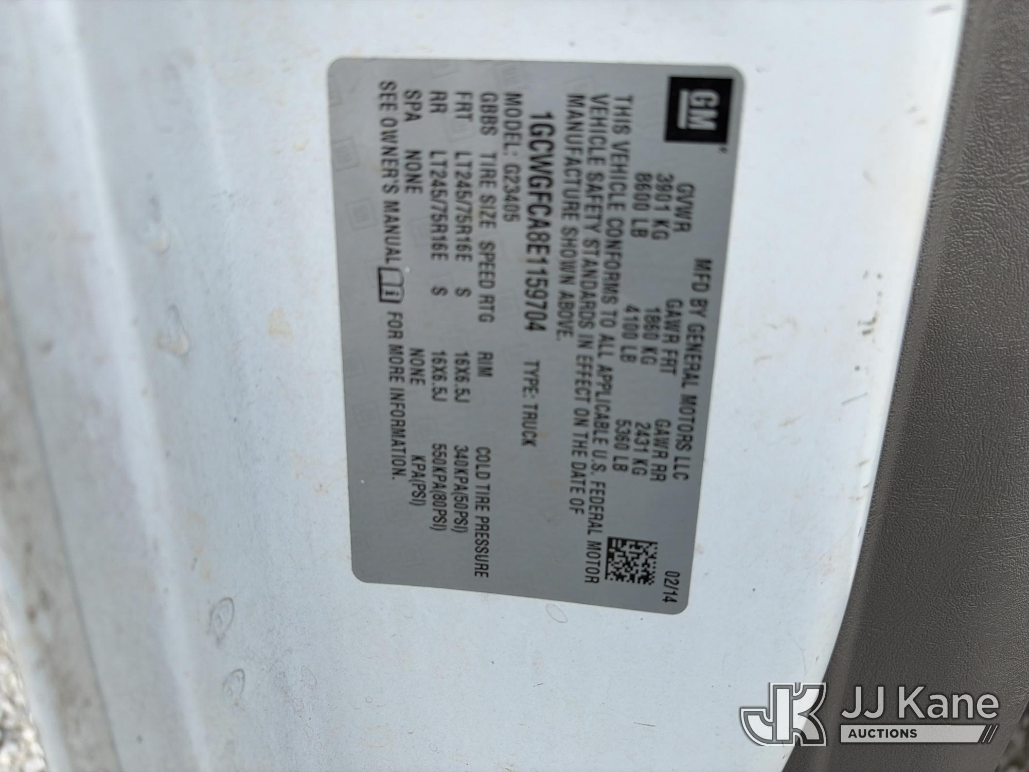2014 Chevrolet Express G2500