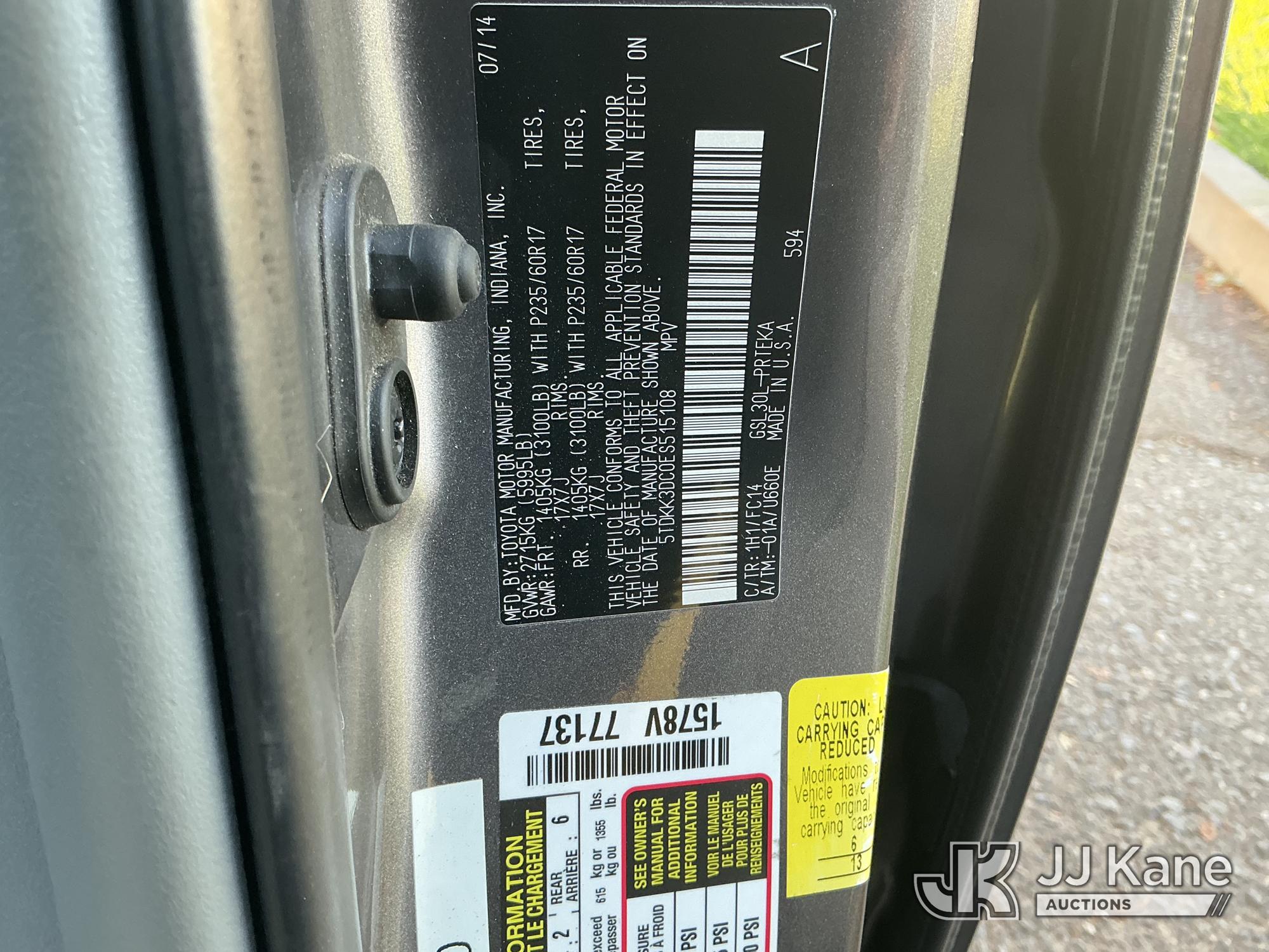 2014 Toyota SIENNA