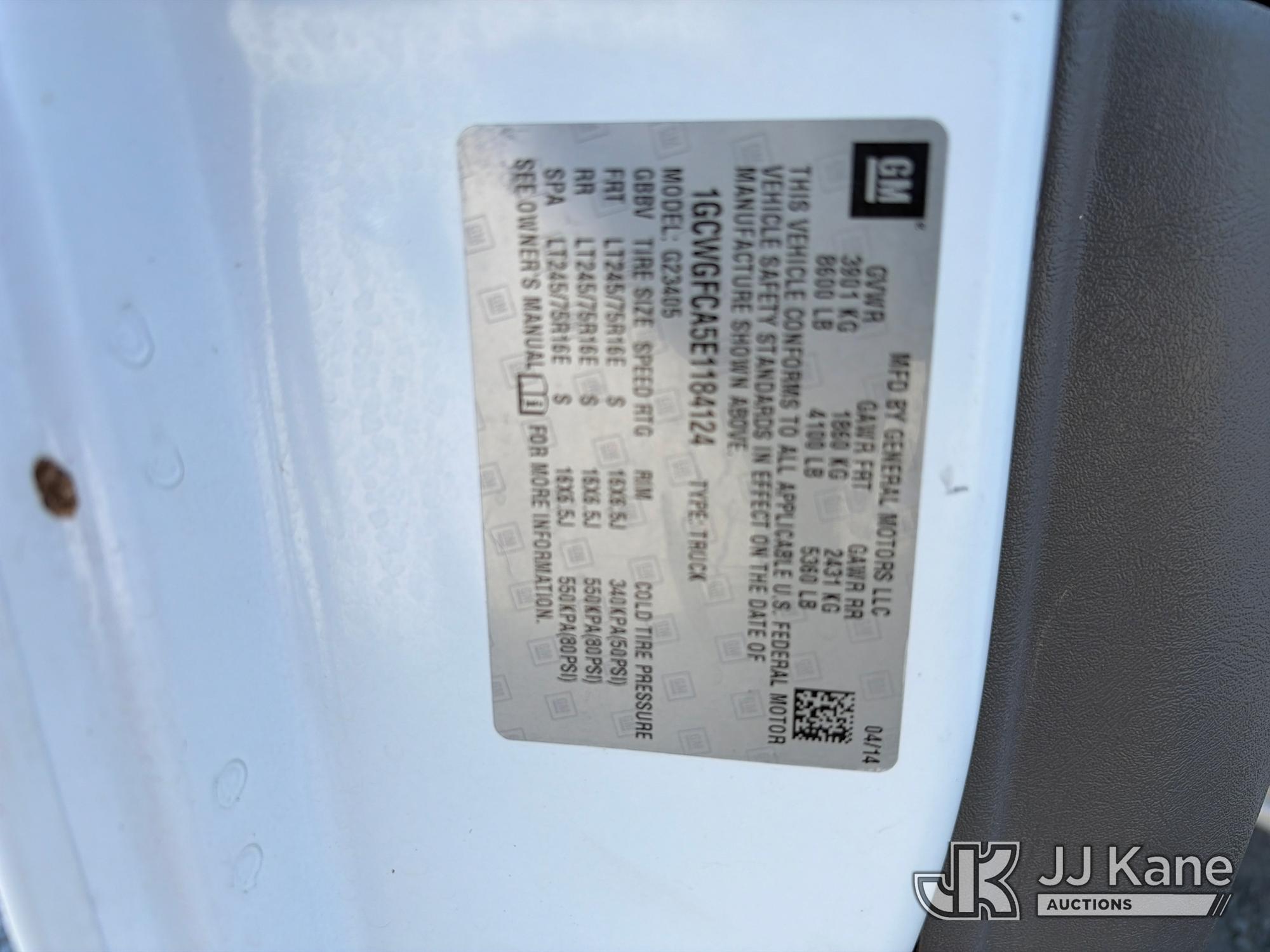 2014 Chevrolet EXPRESS G2500