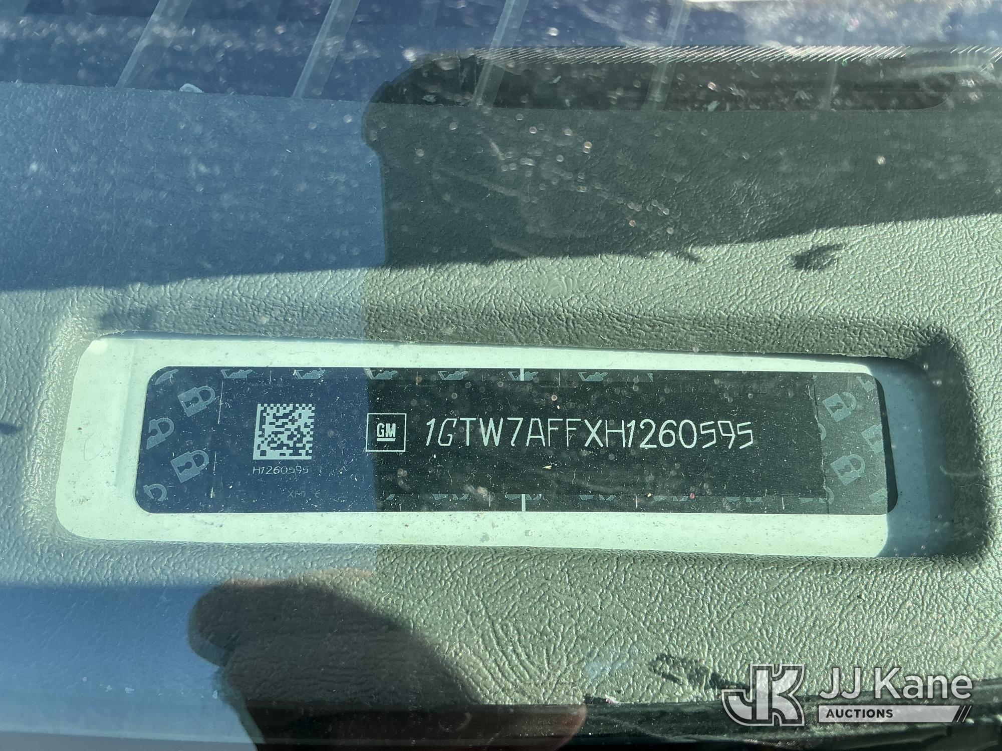 2017 GMC SAVANA G2500