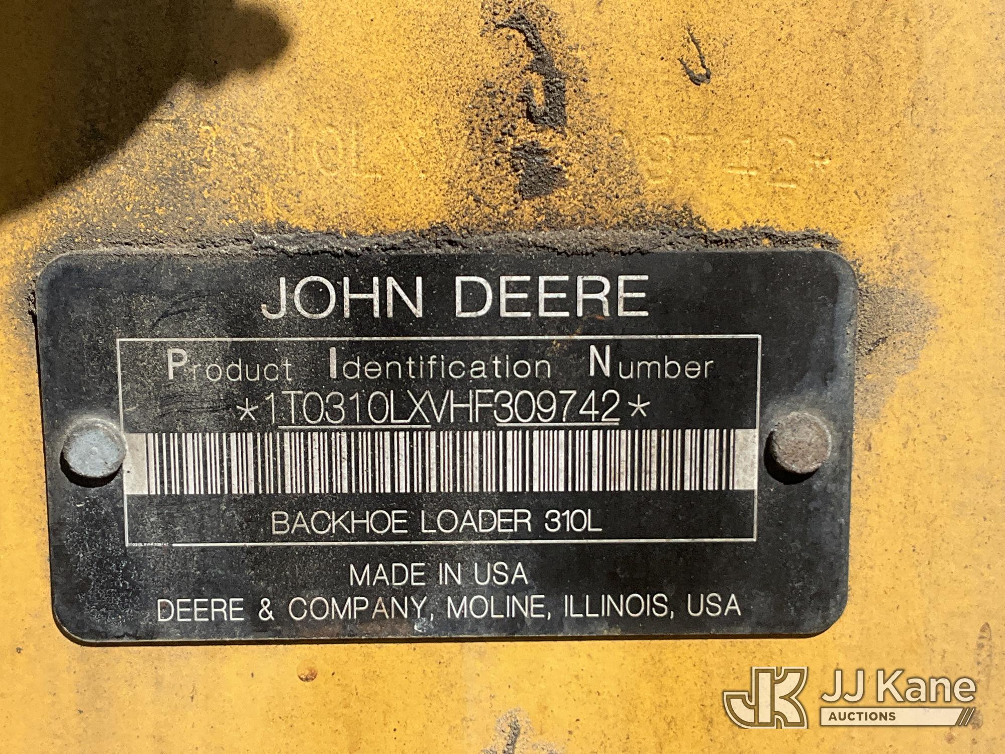 2017 John Deere 310J