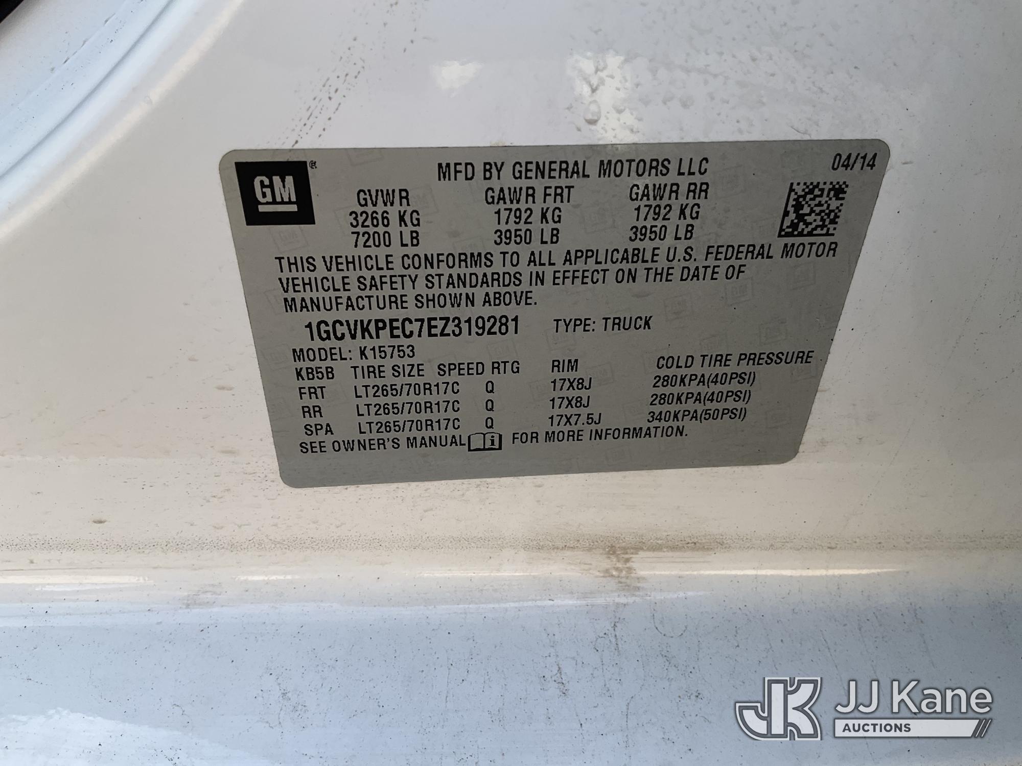 2014 Chevrolet Silverado 1500 4x4