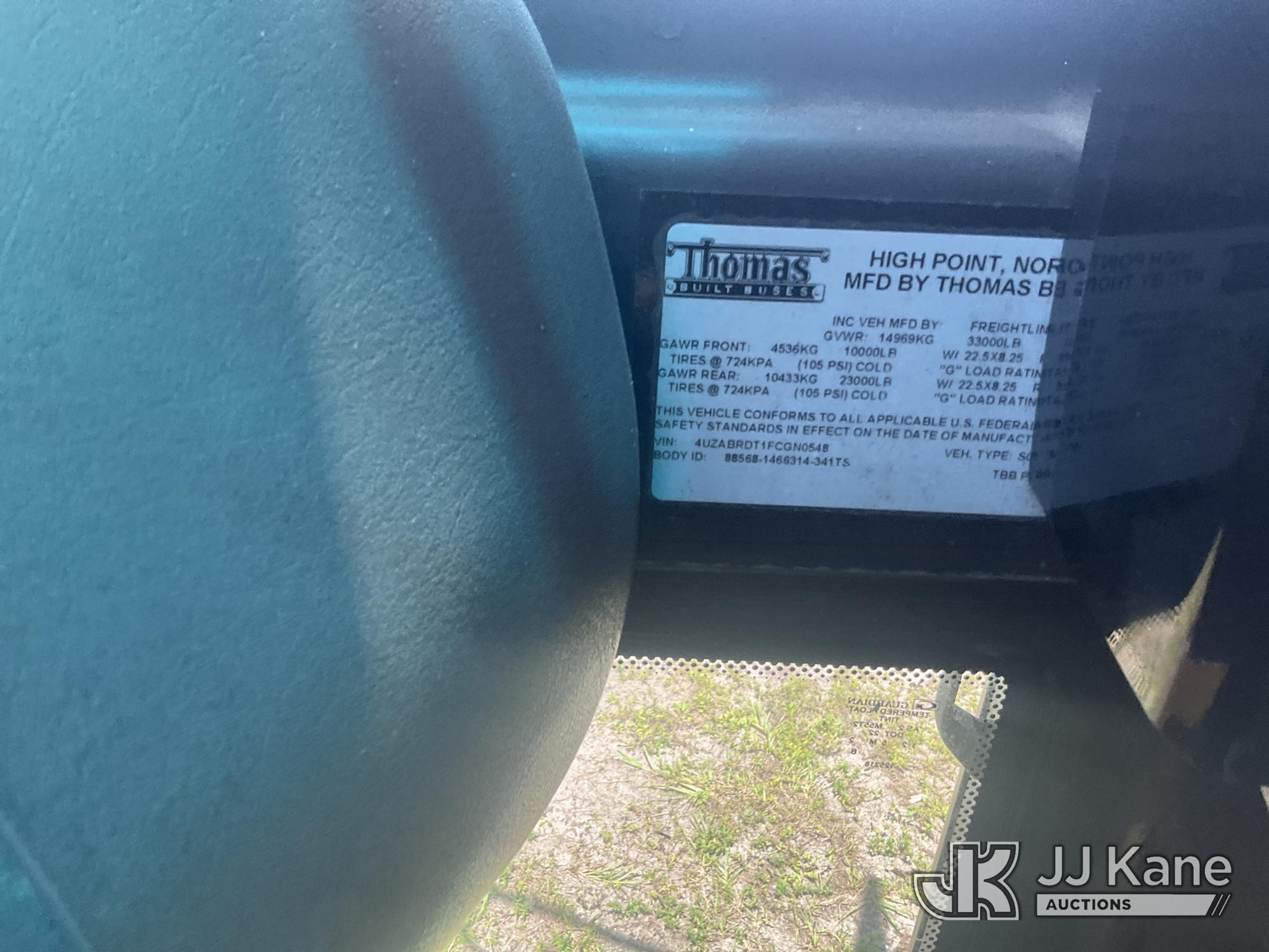 2015 Freightliner B2 BUS CHASSIS