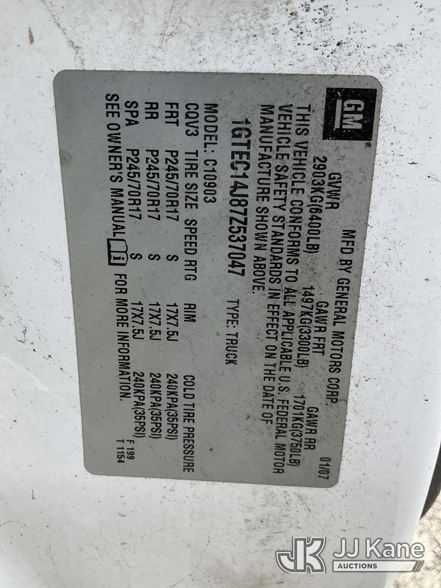 2007 GMC SIERRA 1500