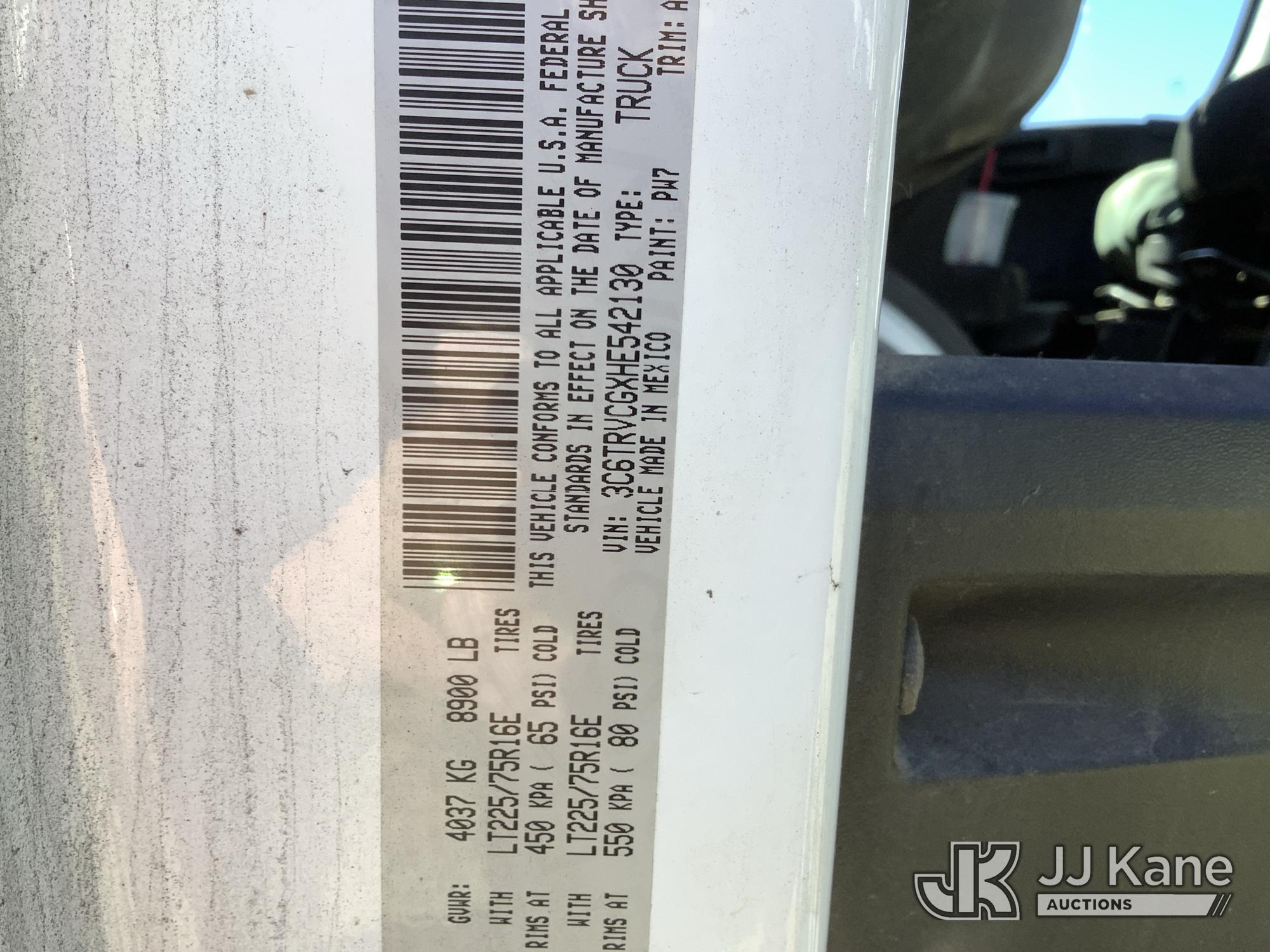 2017 Ram PROMASTER 2500