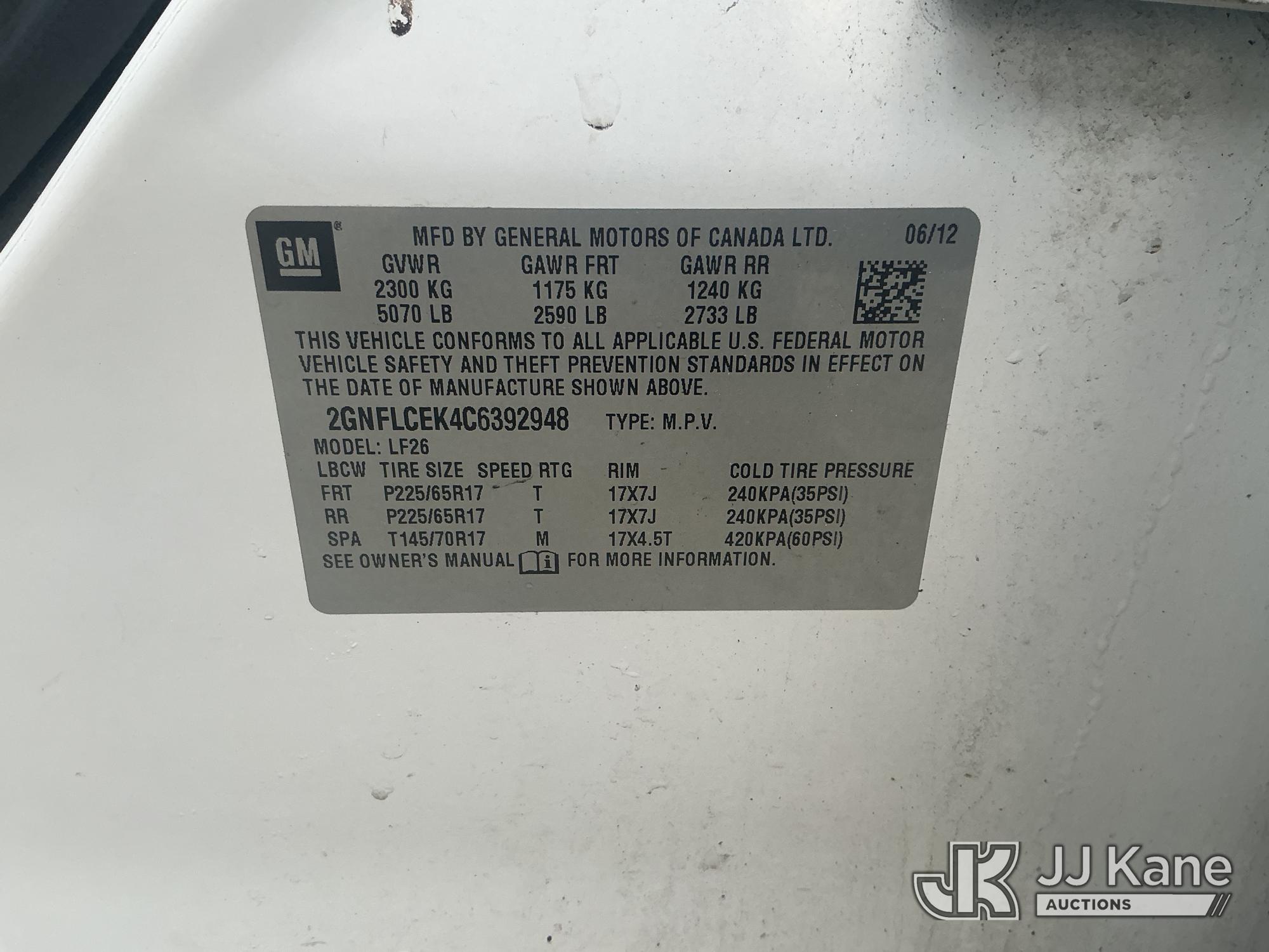 2012 Chevrolet EQUINOX AWD