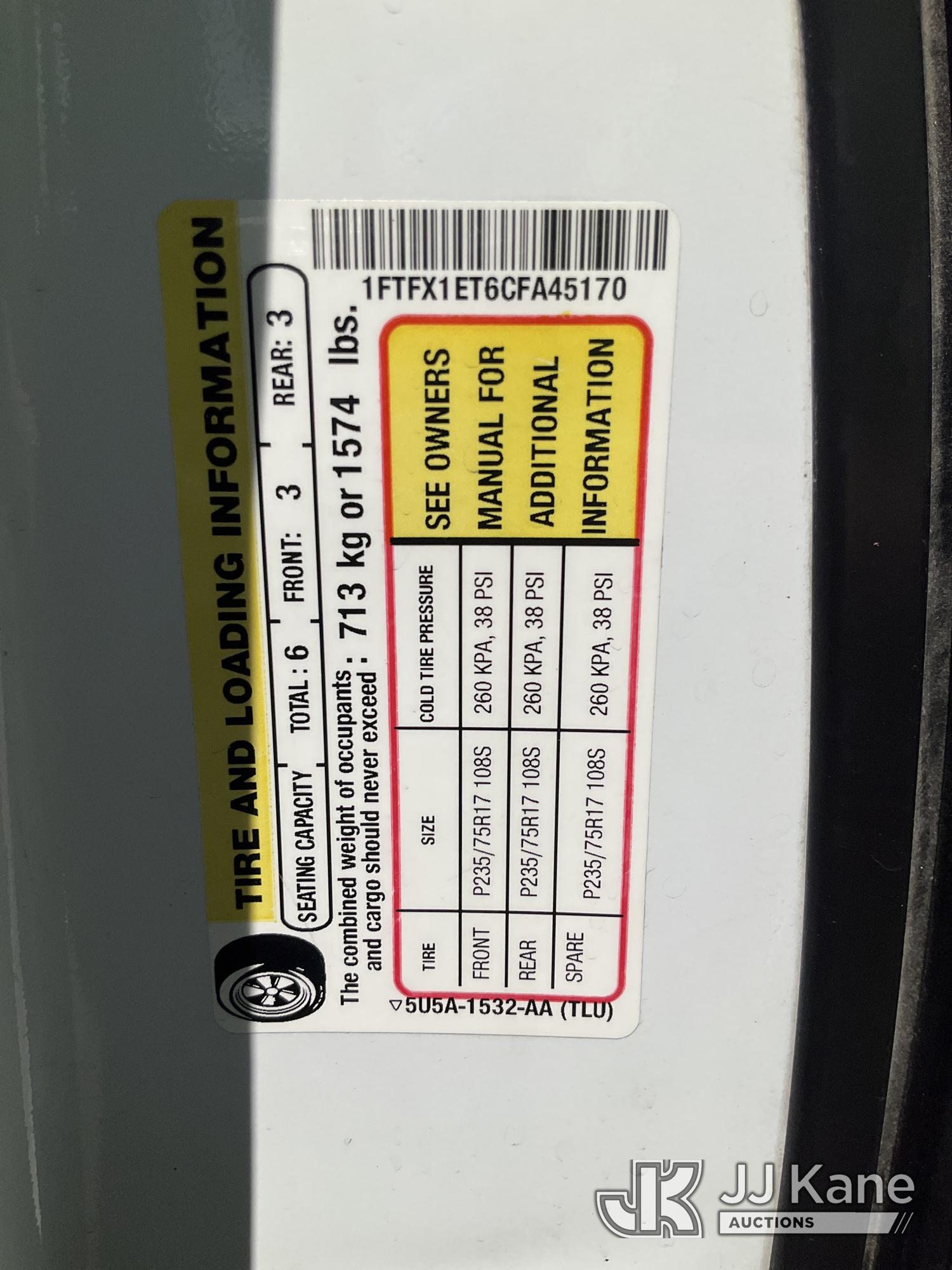 2012 Ford F150 4X4