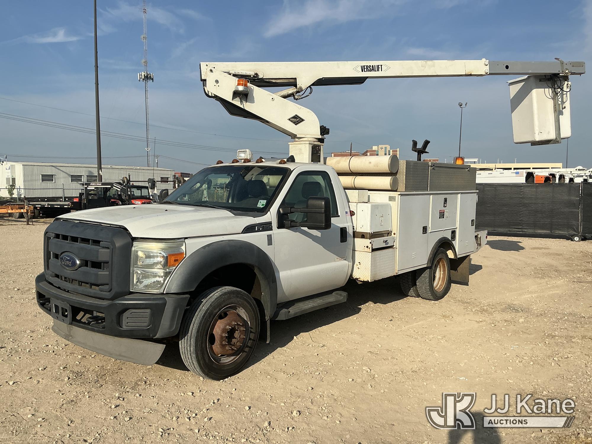 Versalift TEL29N-03 Telescopic Non-Insulated Bucket Truck On 2013 Ford F-450 SD Service Truck (1642325)