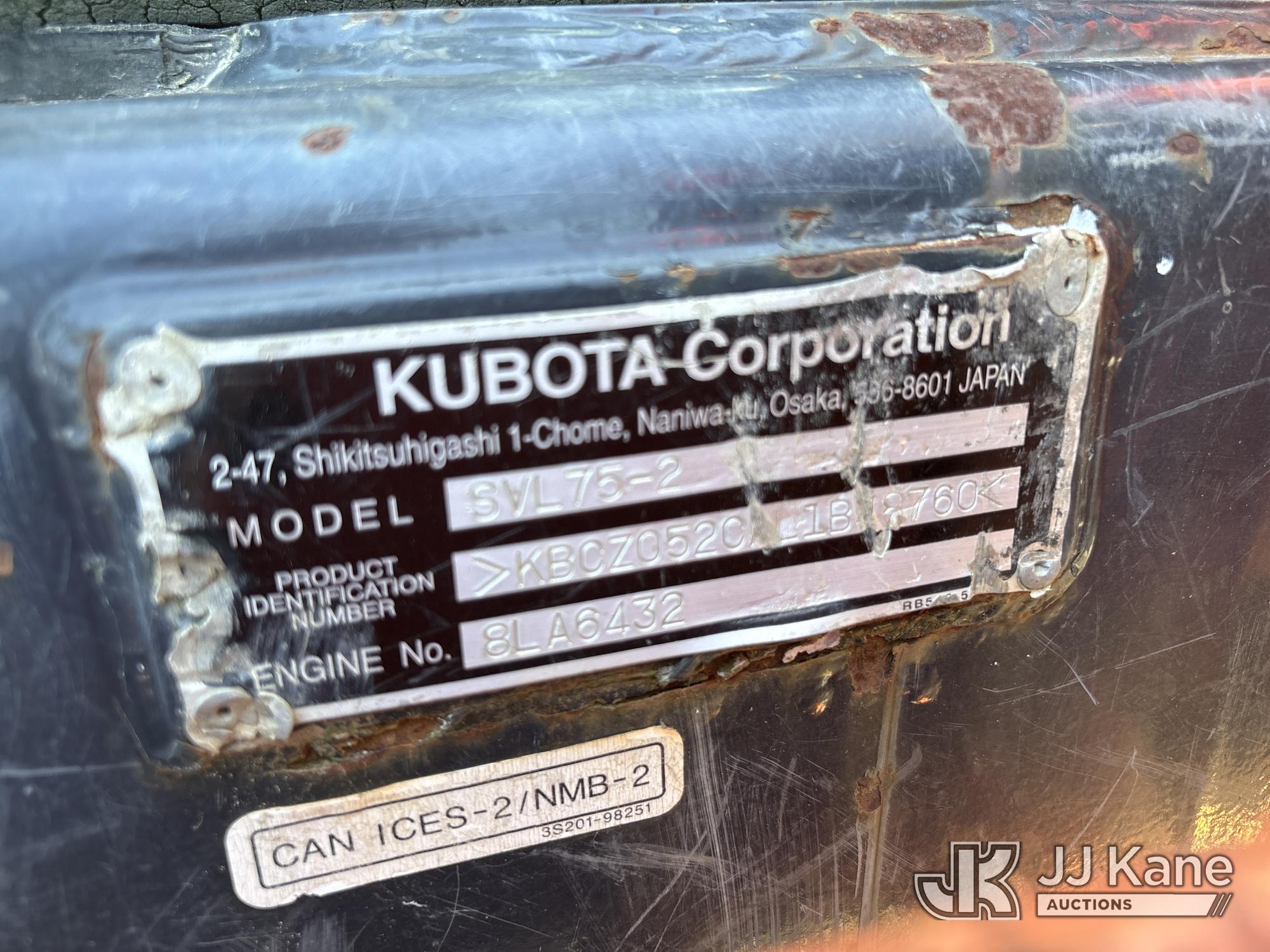 2020 Kubota SVL75-2