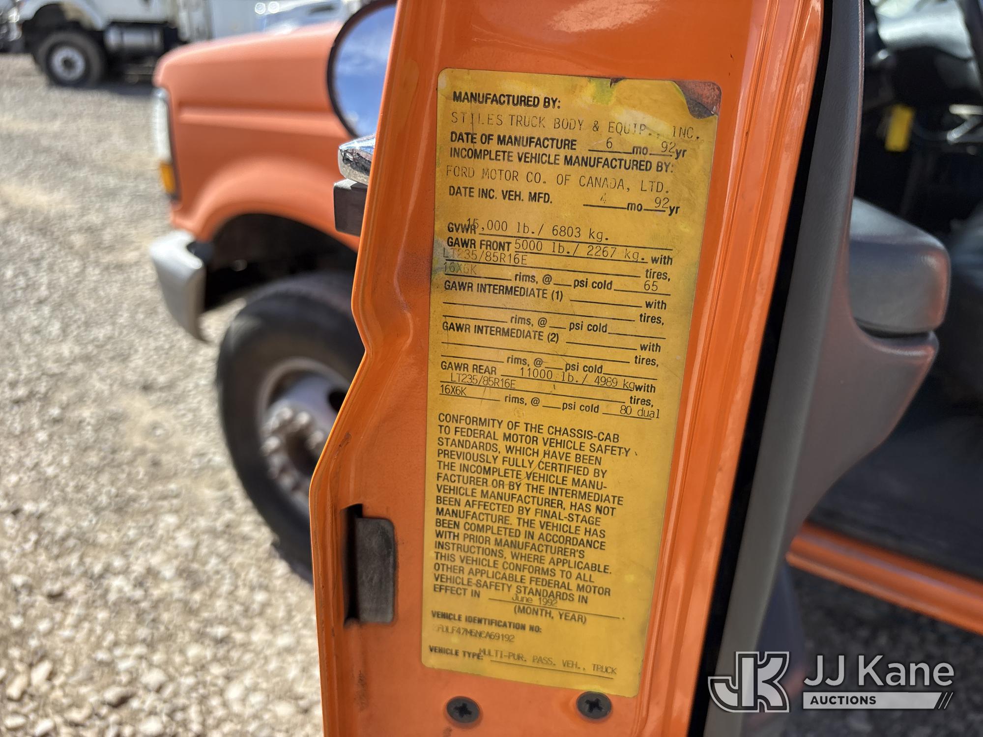 1992 Ford F-450 SD
