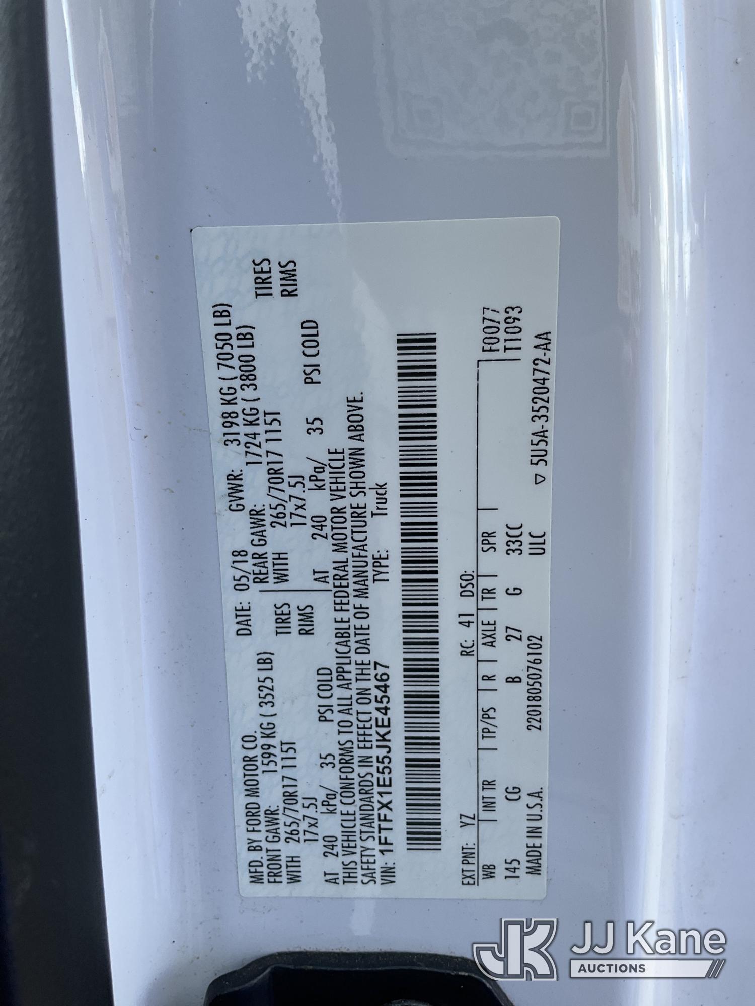 2018 Ford F150 4X4