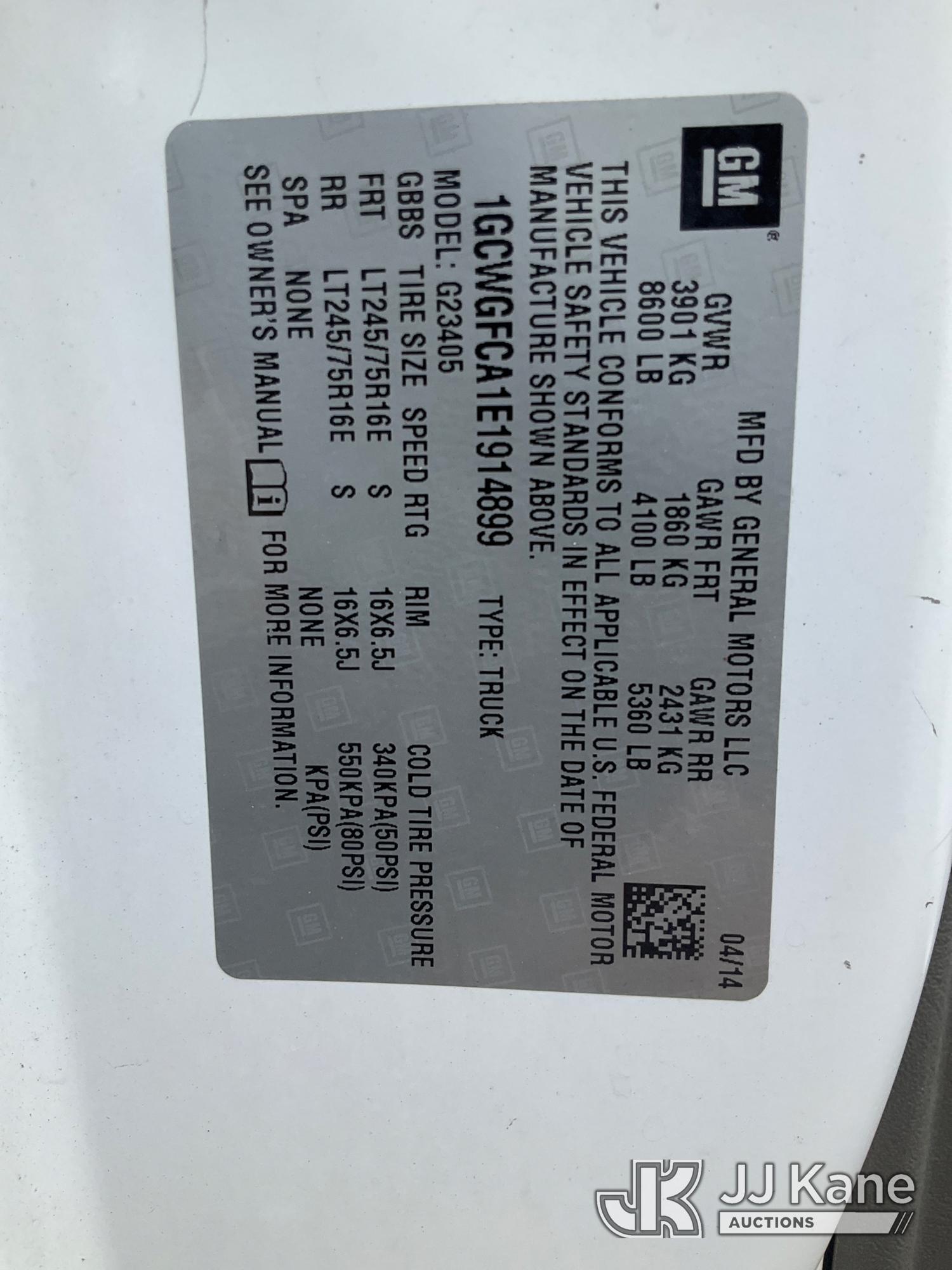 2014 Chevrolet EXPRESS G2500