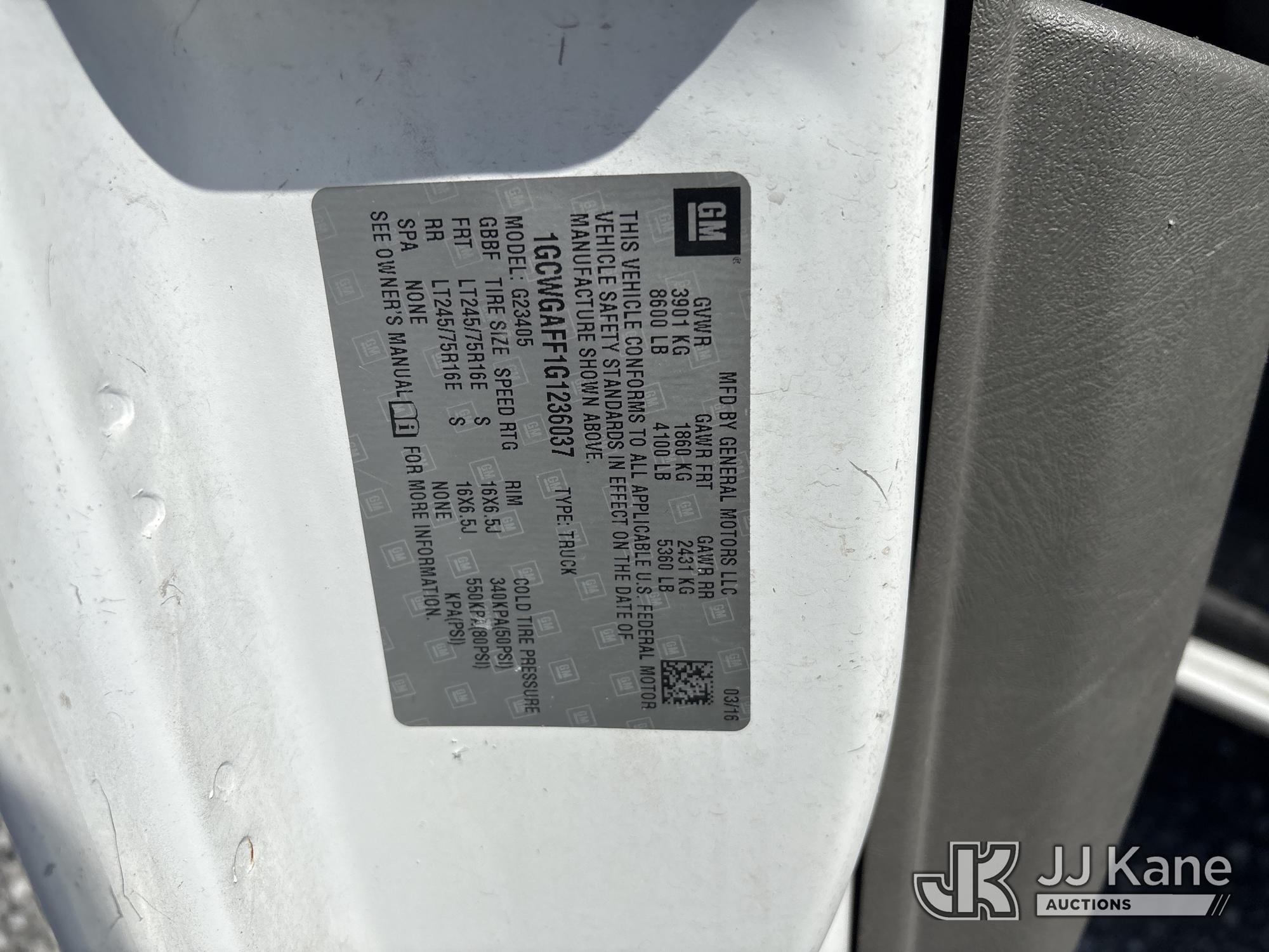 2016 Chevrolet EXPRESS G2500