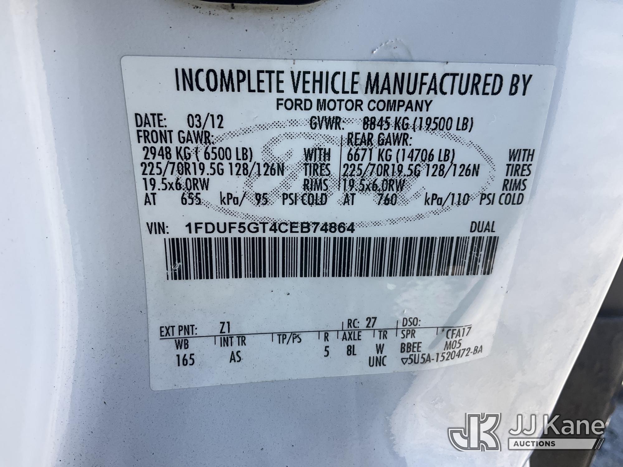 2012 Ford F550