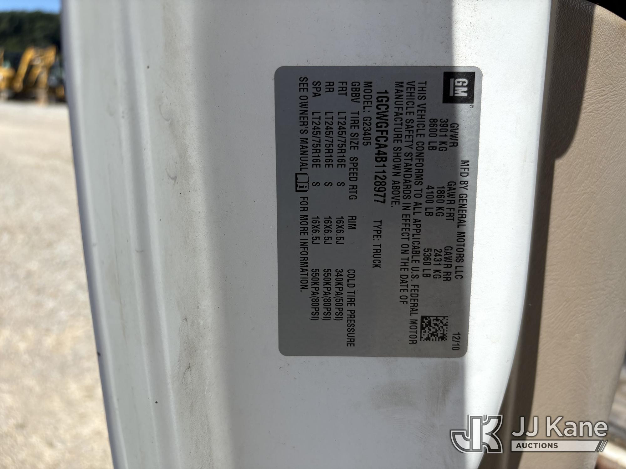 2011 Chevrolet Express G2500